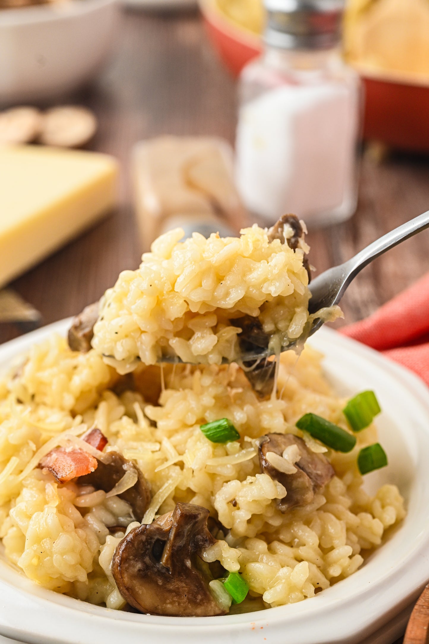 Bacon and Mushroom Risotto Exclusive