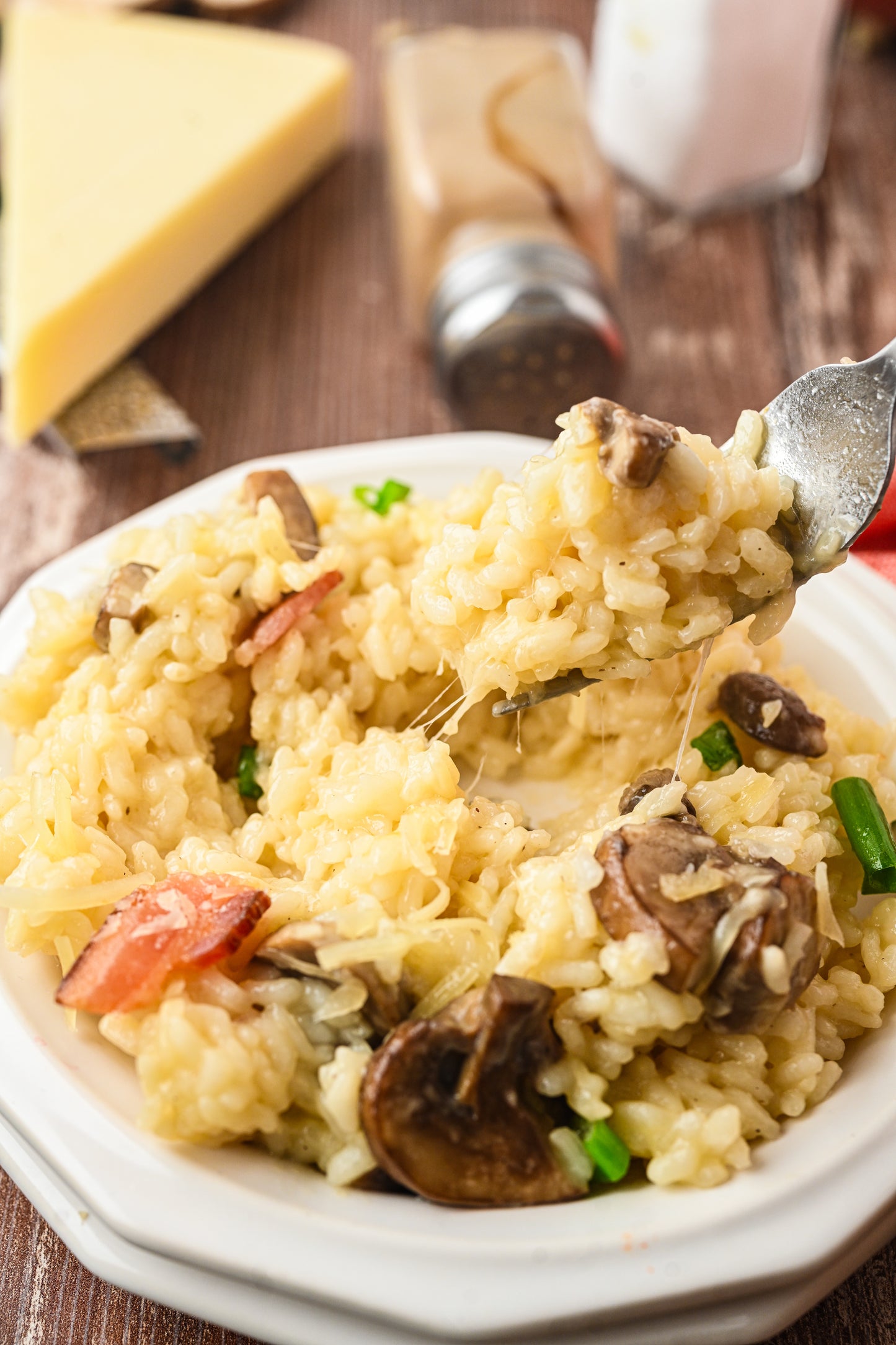 Bacon and Mushroom Risotto Exclusive