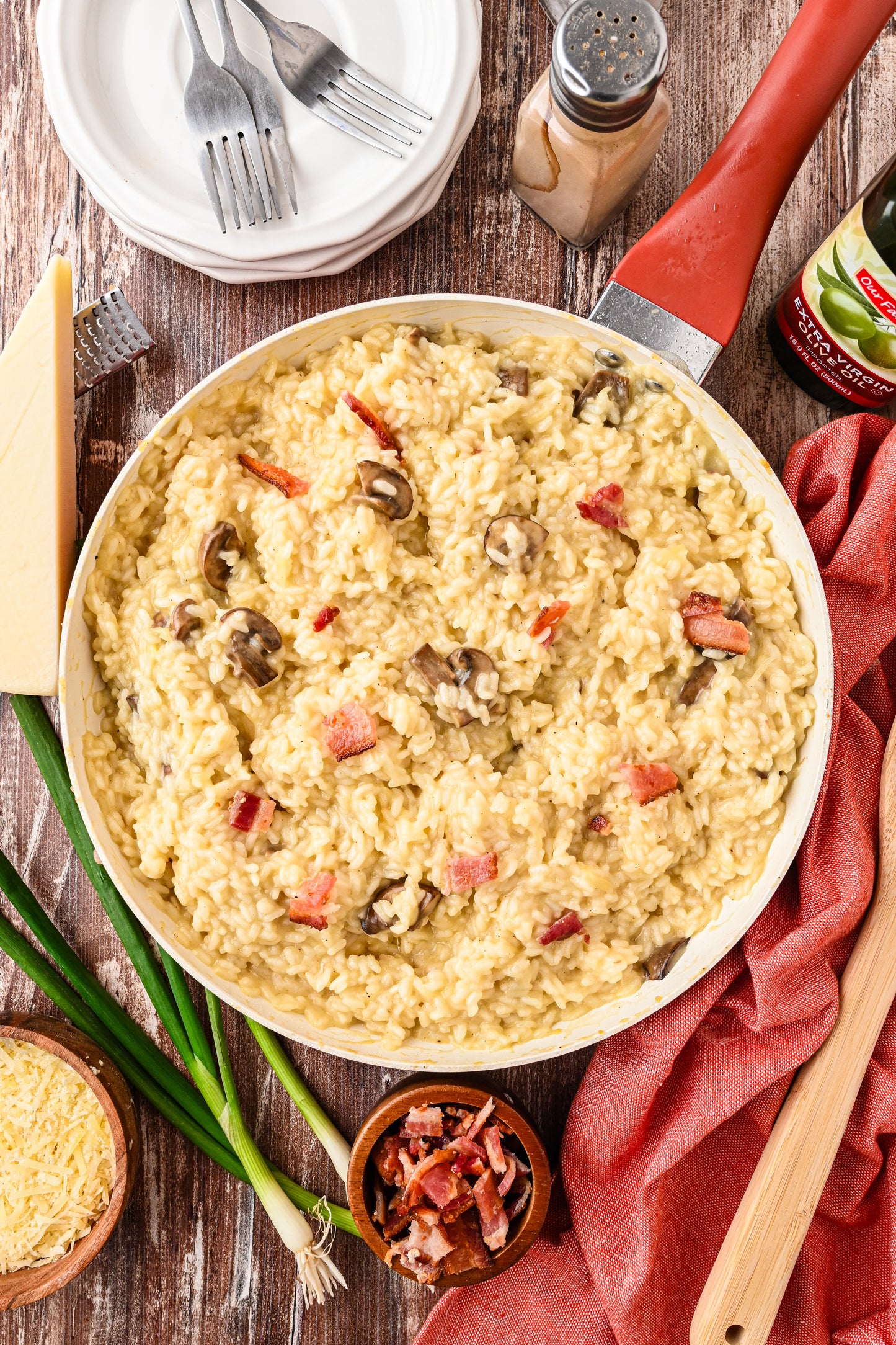 Bacon and Mushroom Risotto Exclusive