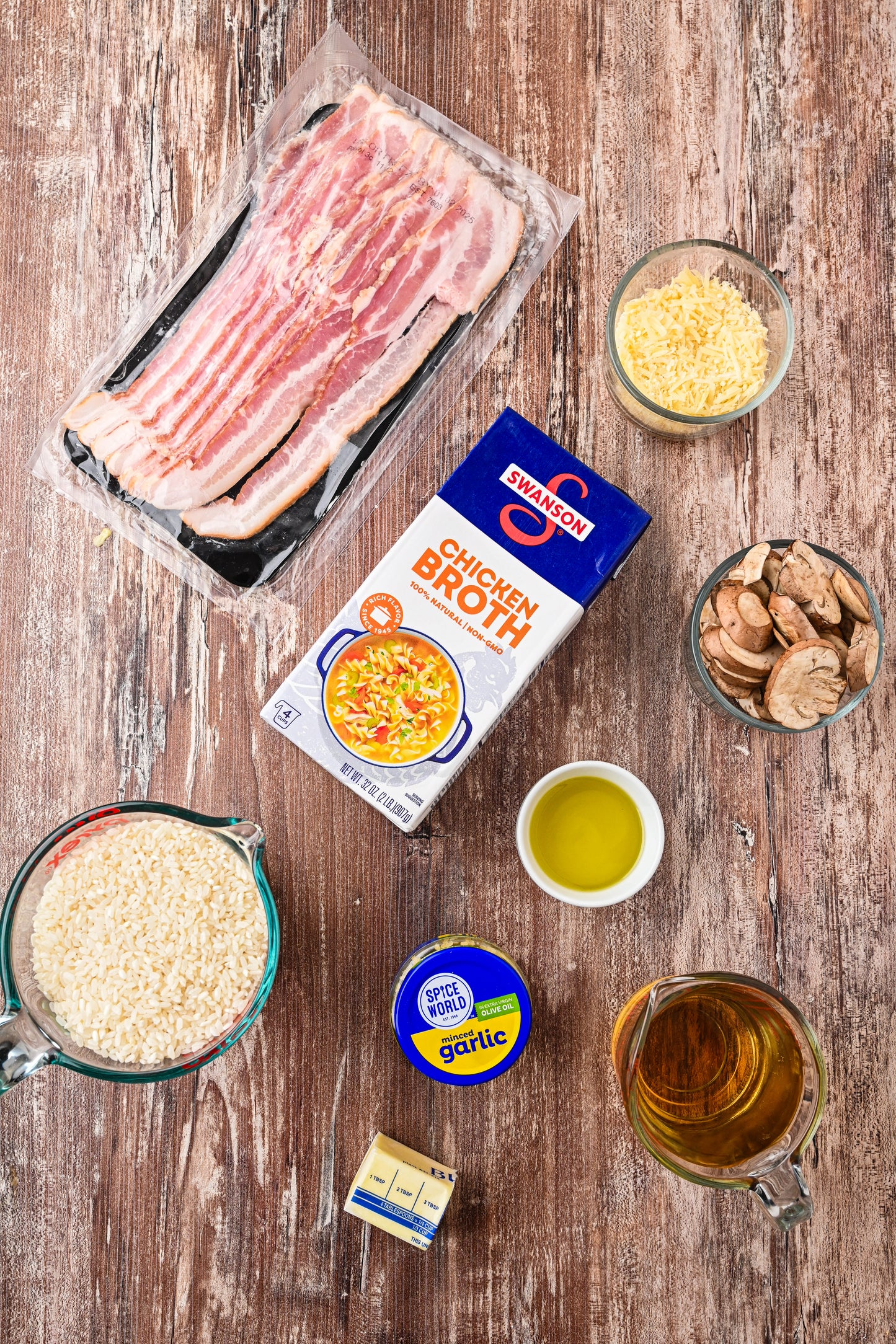 Bacon and Mushroom Risotto Exclusive