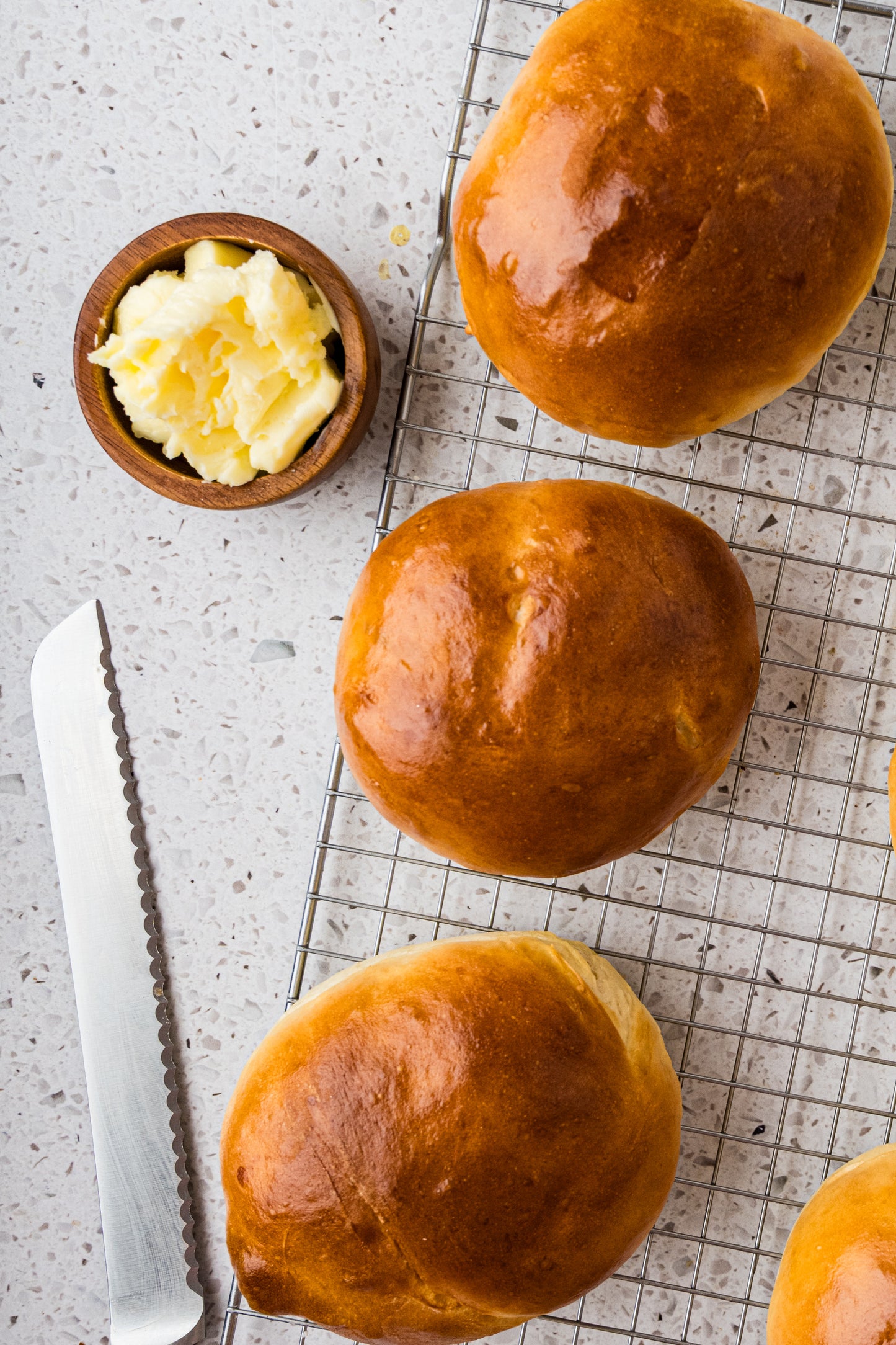 Brioche Hamburger Buns Exclusive