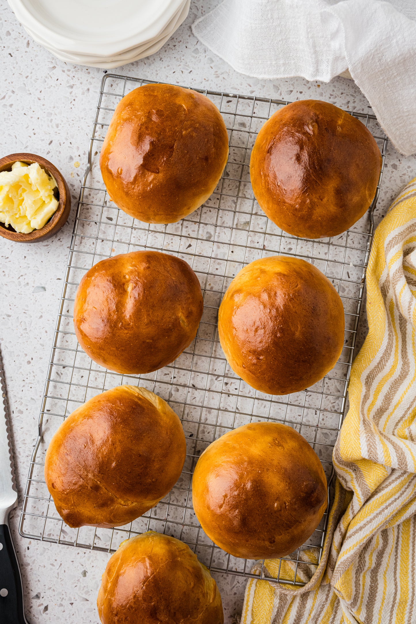 Brioche Hamburger Buns Exclusive