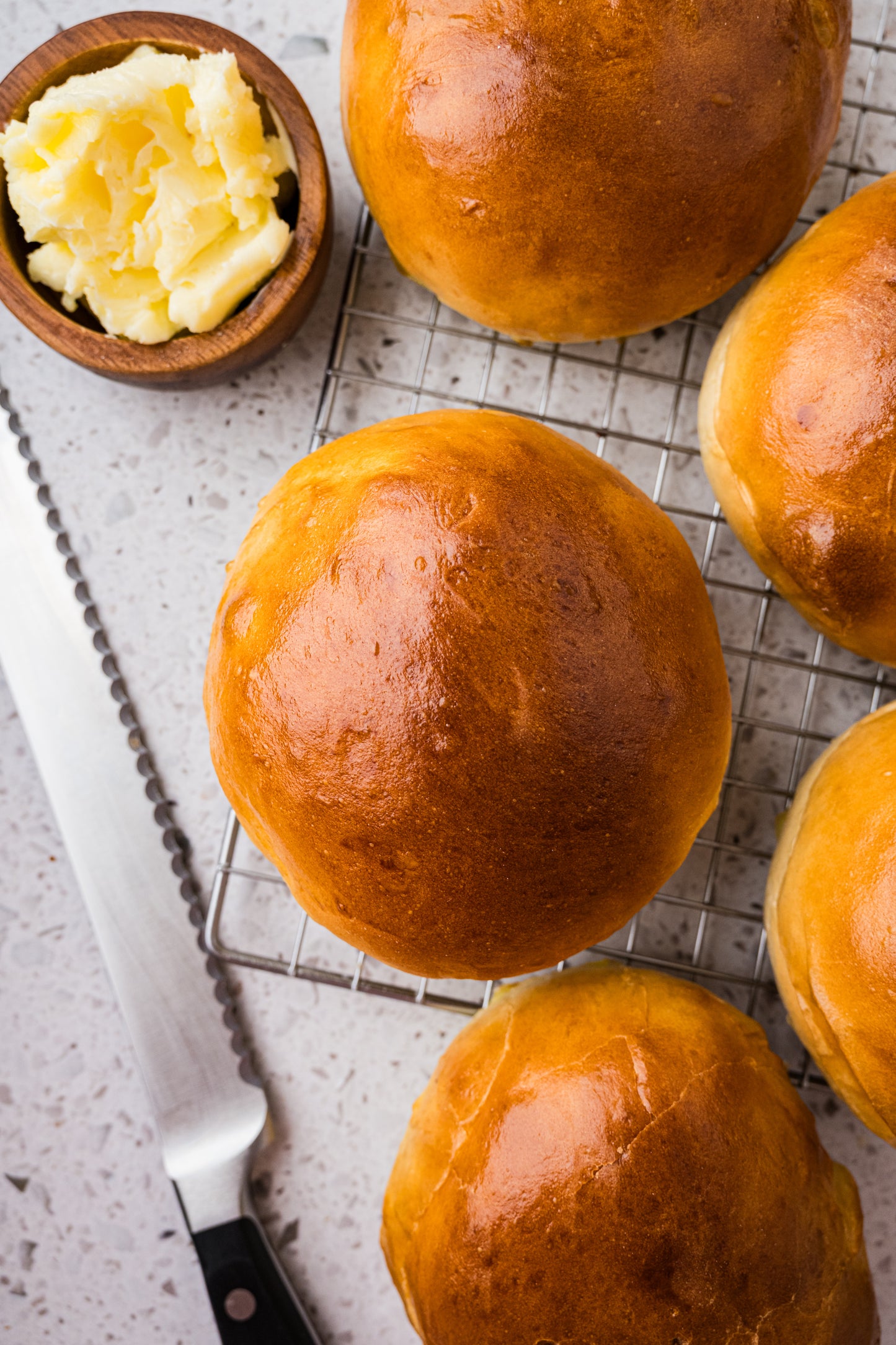 Brioche Hamburger Buns Exclusive