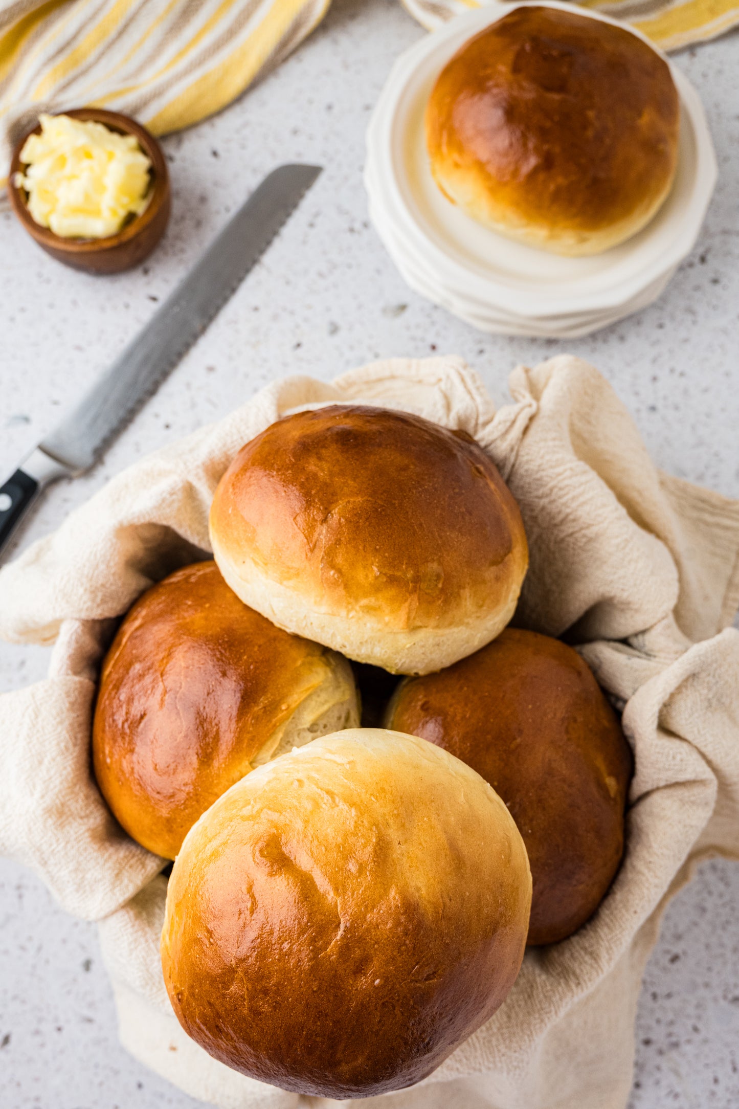 Brioche Hamburger Buns Exclusive