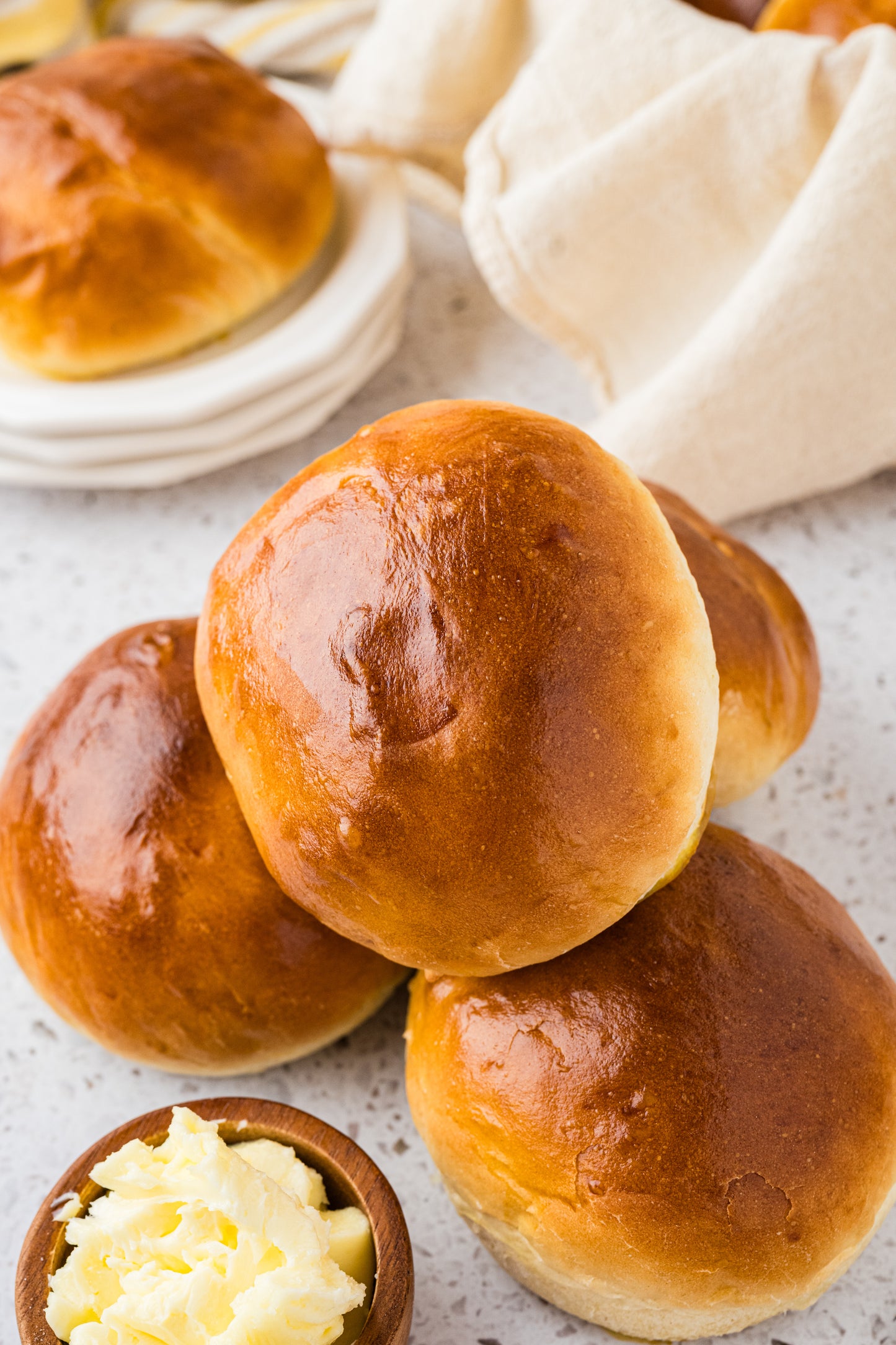 Brioche Hamburger Buns Exclusive