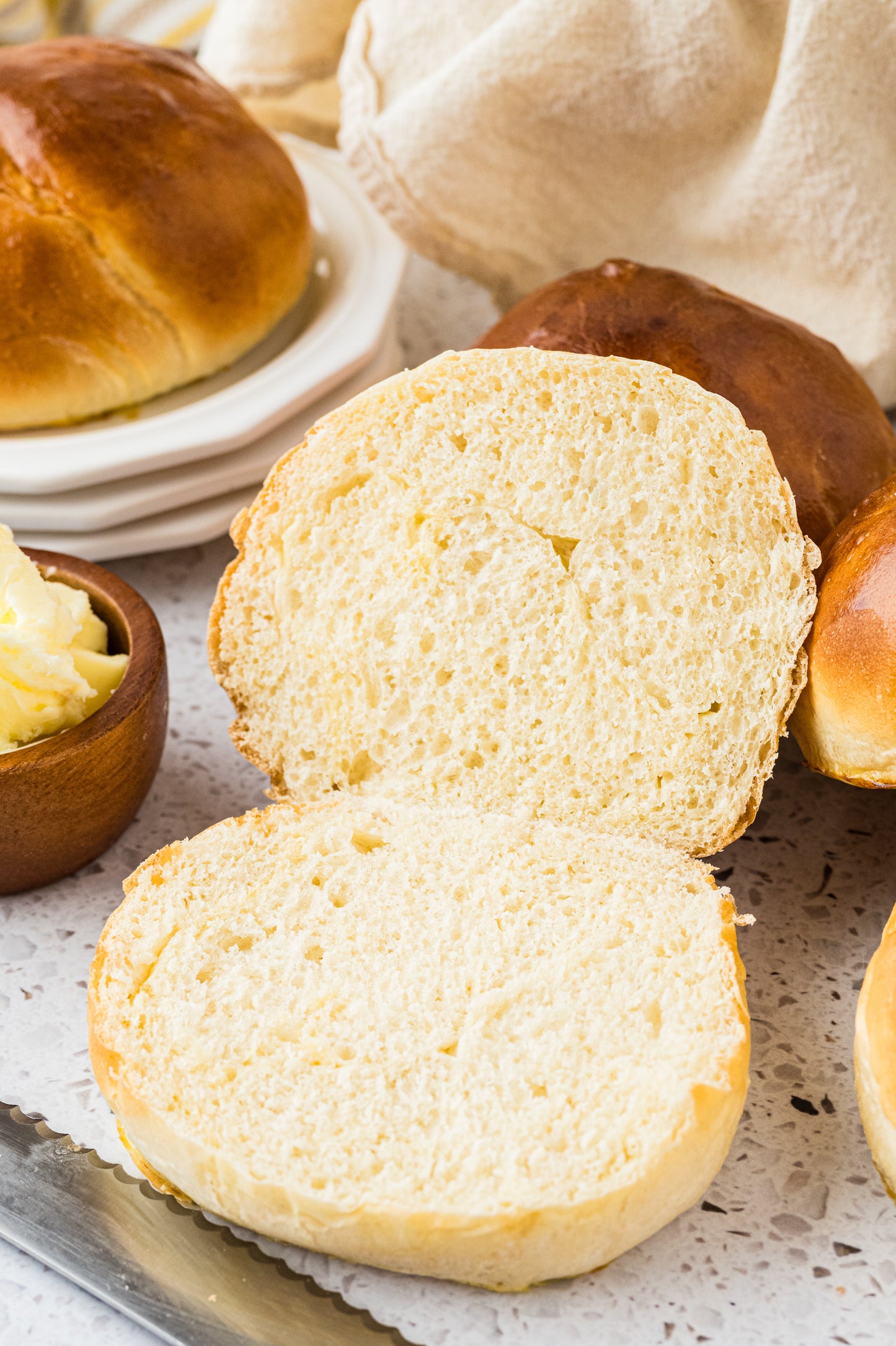 Brioche Hamburger Buns Exclusive
