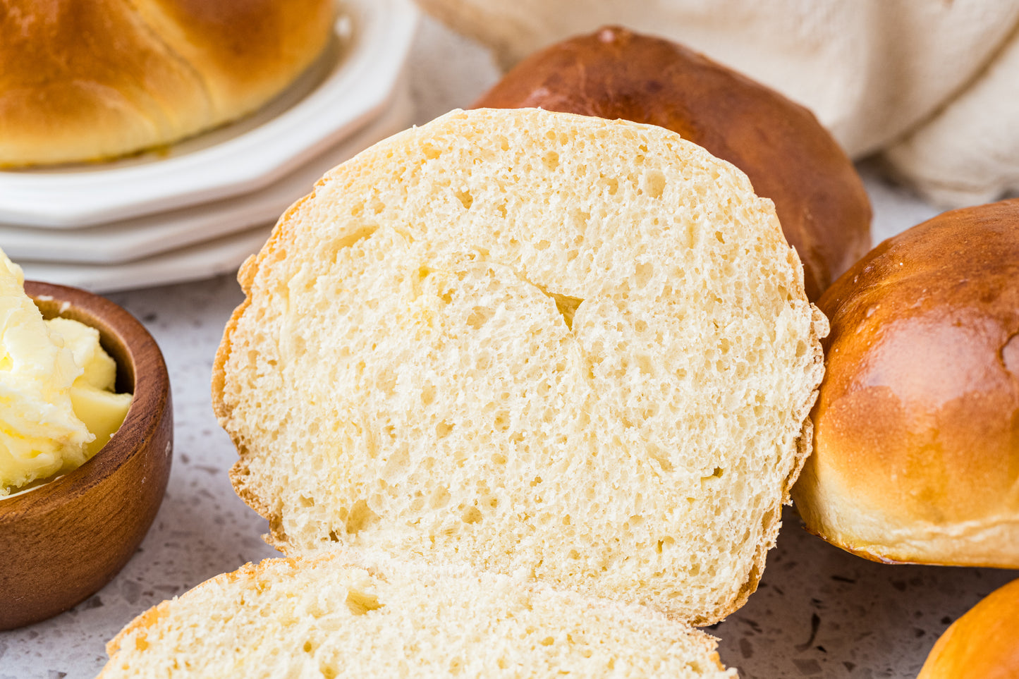 Brioche Hamburger Buns Exclusive