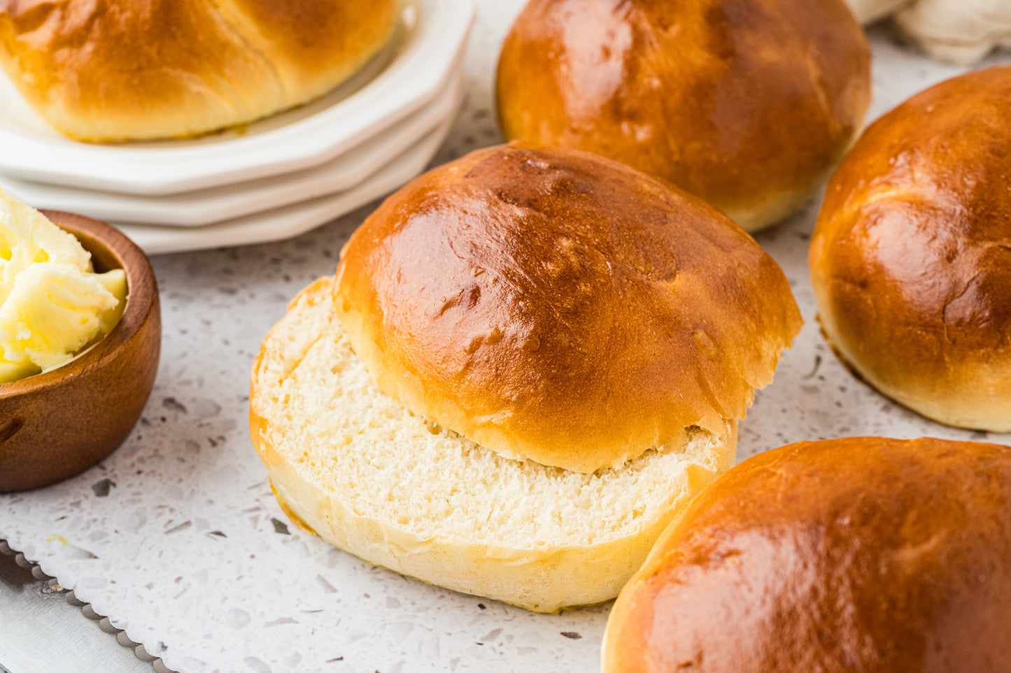 Brioche Hamburger Buns Exclusive