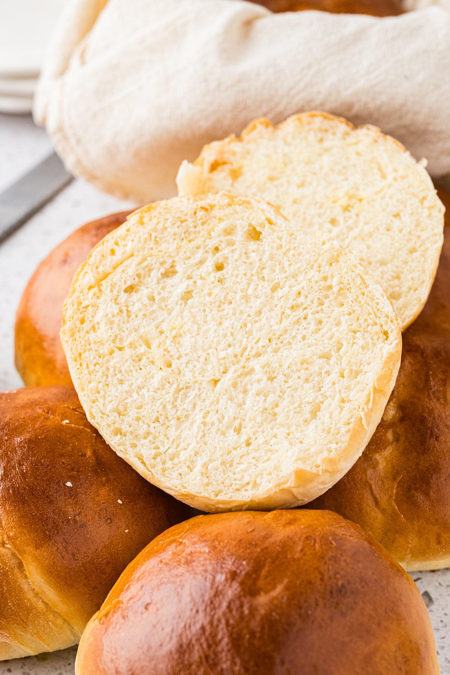 Brioche Hamburger Buns Exclusive