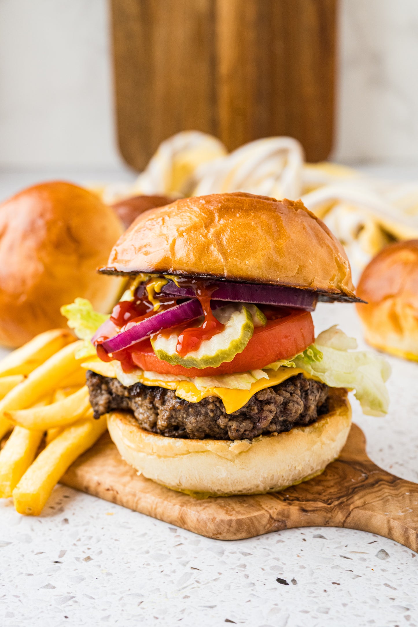 Brioche Hamburger Buns Exclusive