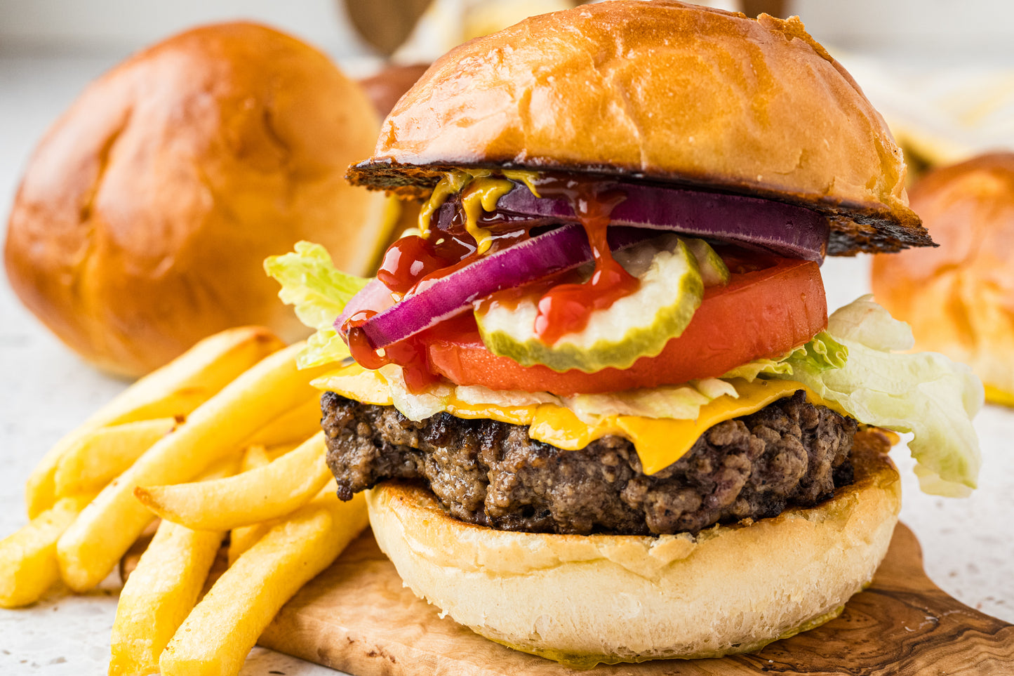 Brioche Hamburger Buns Exclusive