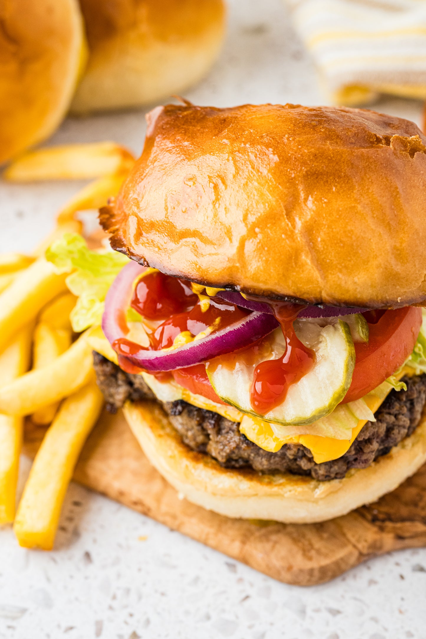 Brioche Hamburger Buns Exclusive