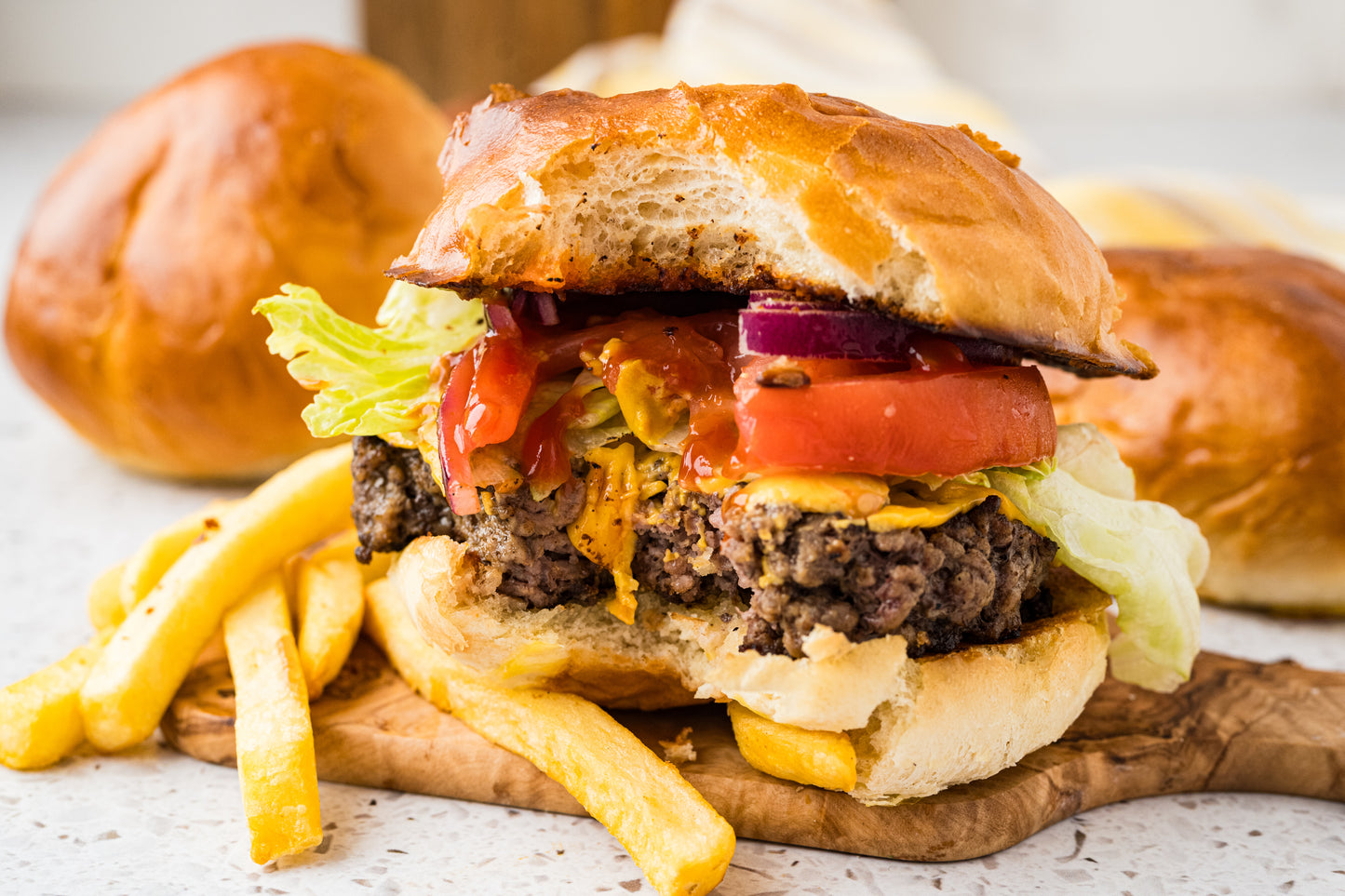 Brioche Hamburger Buns Exclusive