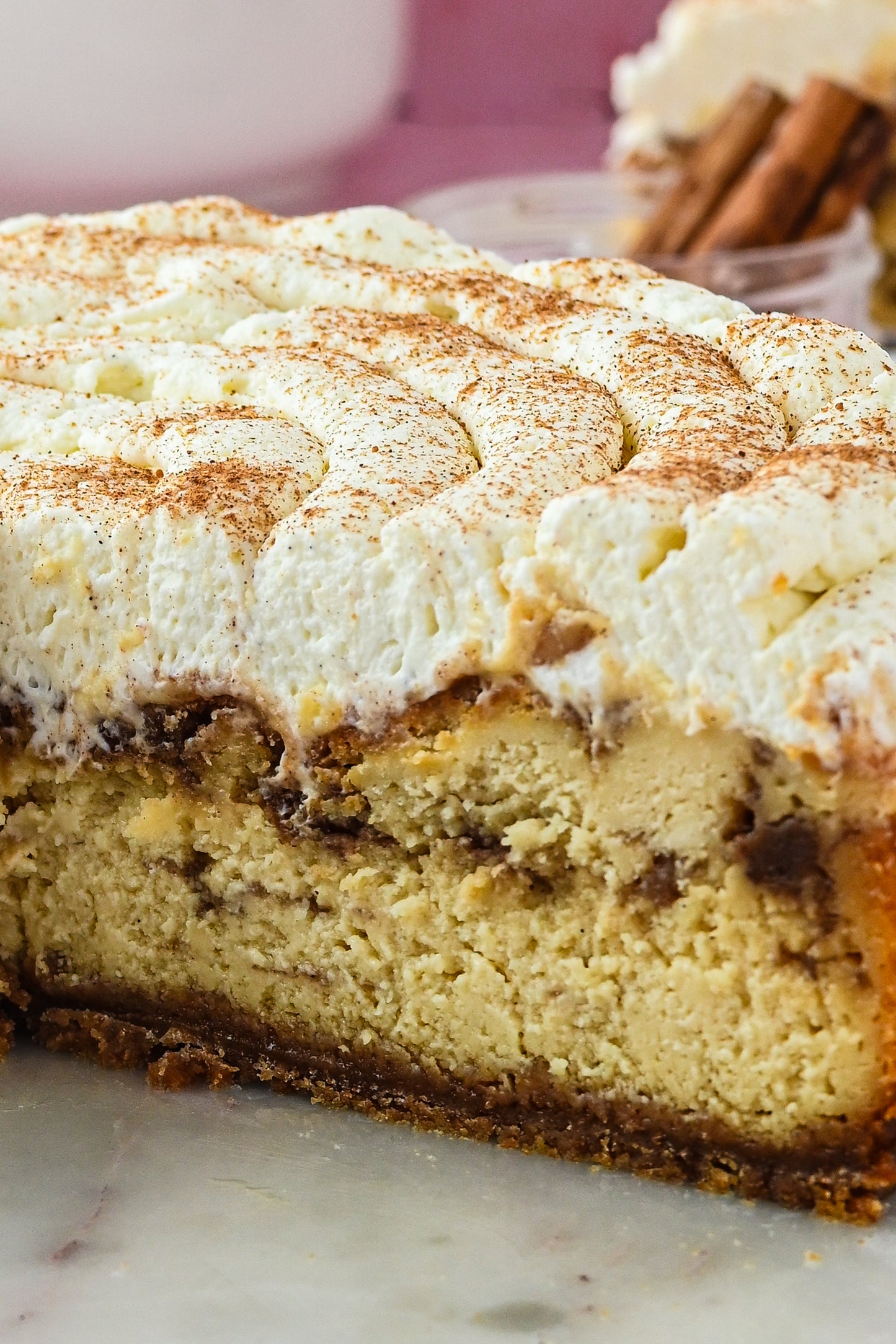 Cinnamon Roll Cheesecake Exclusive