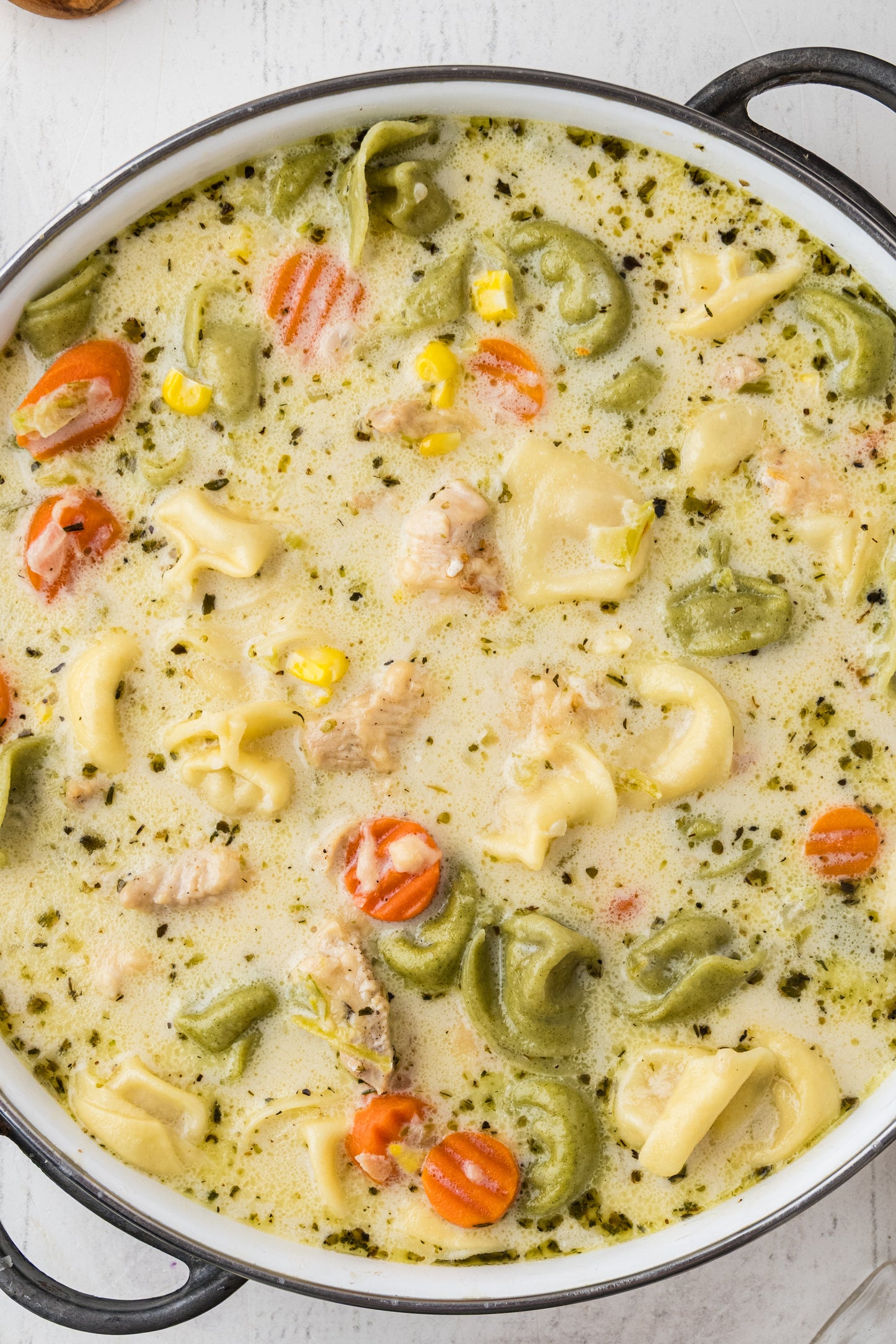 Creamy Chicken Tortellini Soup Exclusive