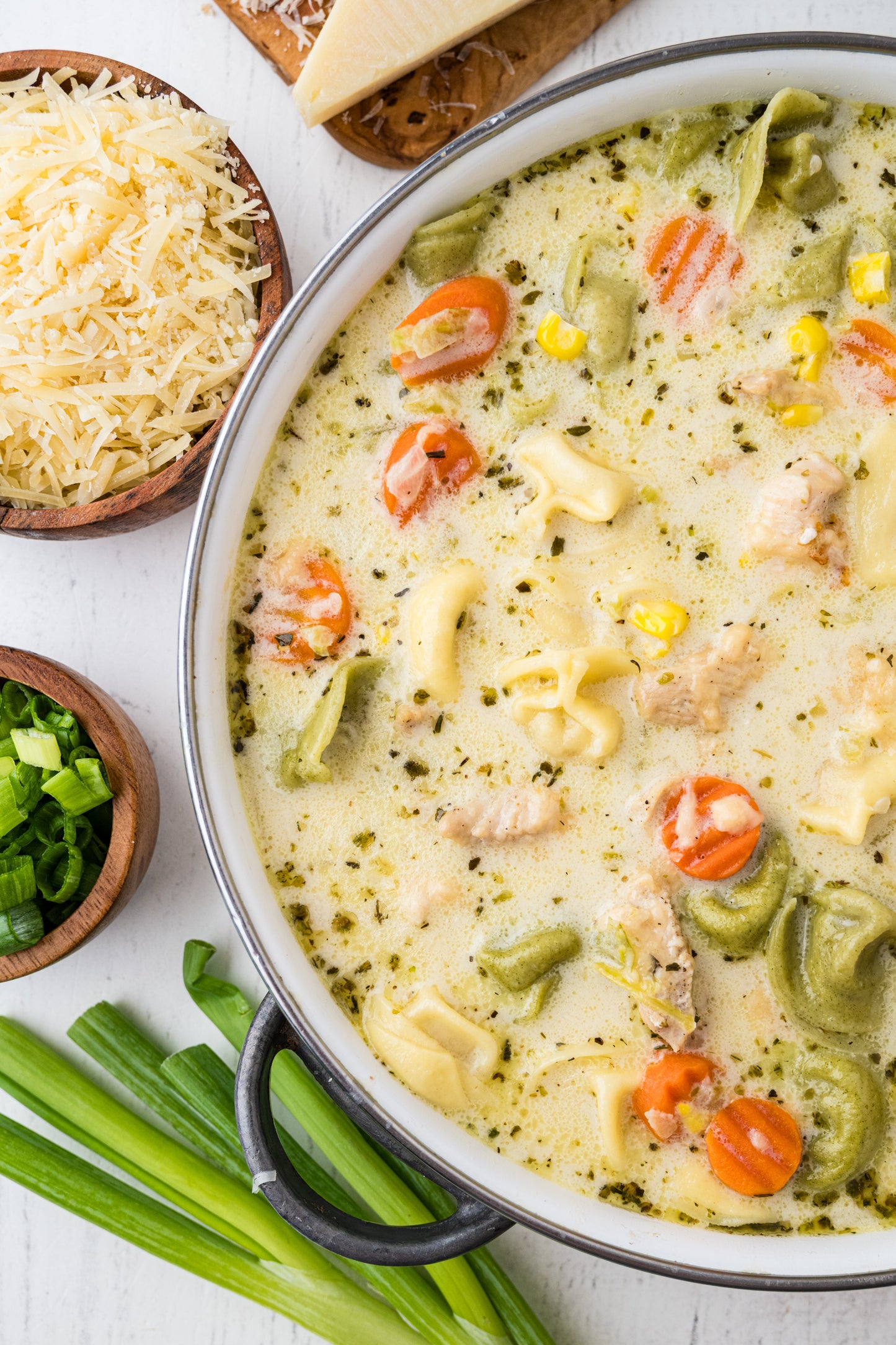 Creamy Chicken Tortellini Soup Exclusive