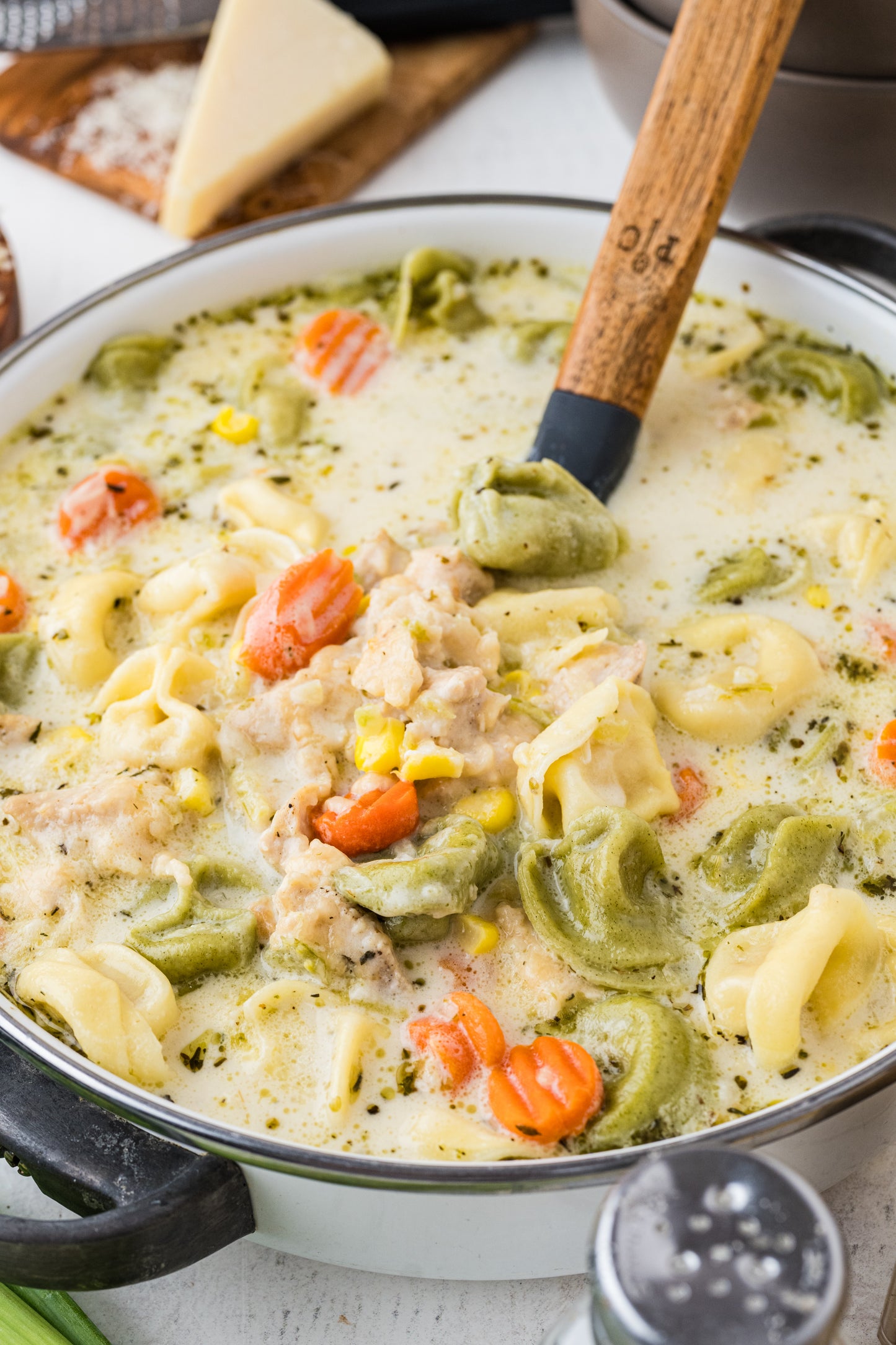 Creamy Chicken Tortellini Soup Exclusive
