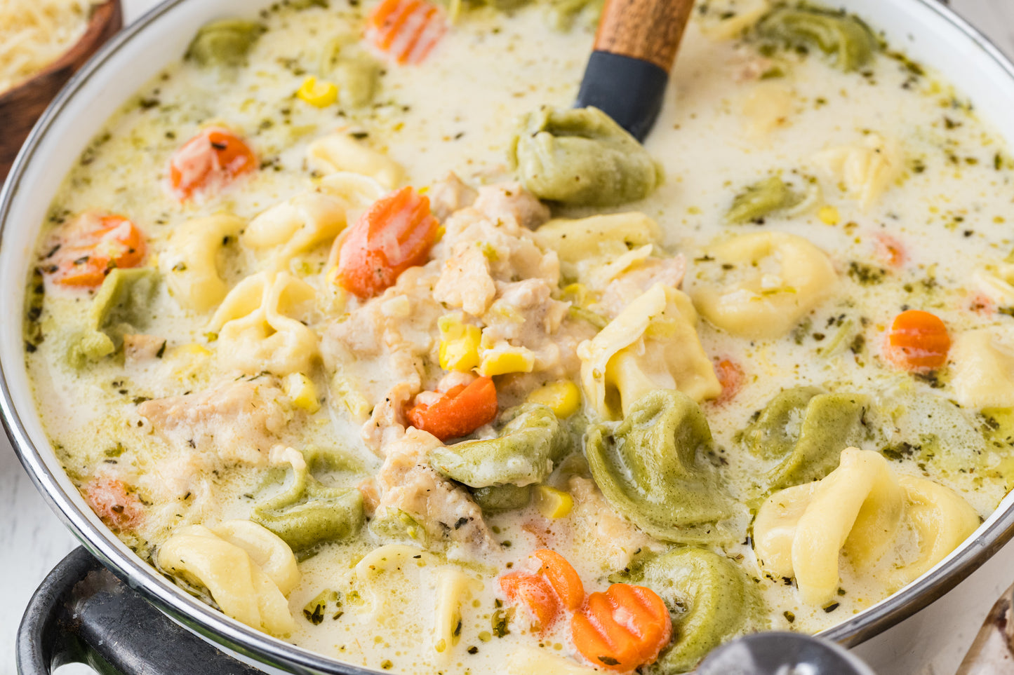 Creamy Chicken Tortellini Soup Exclusive