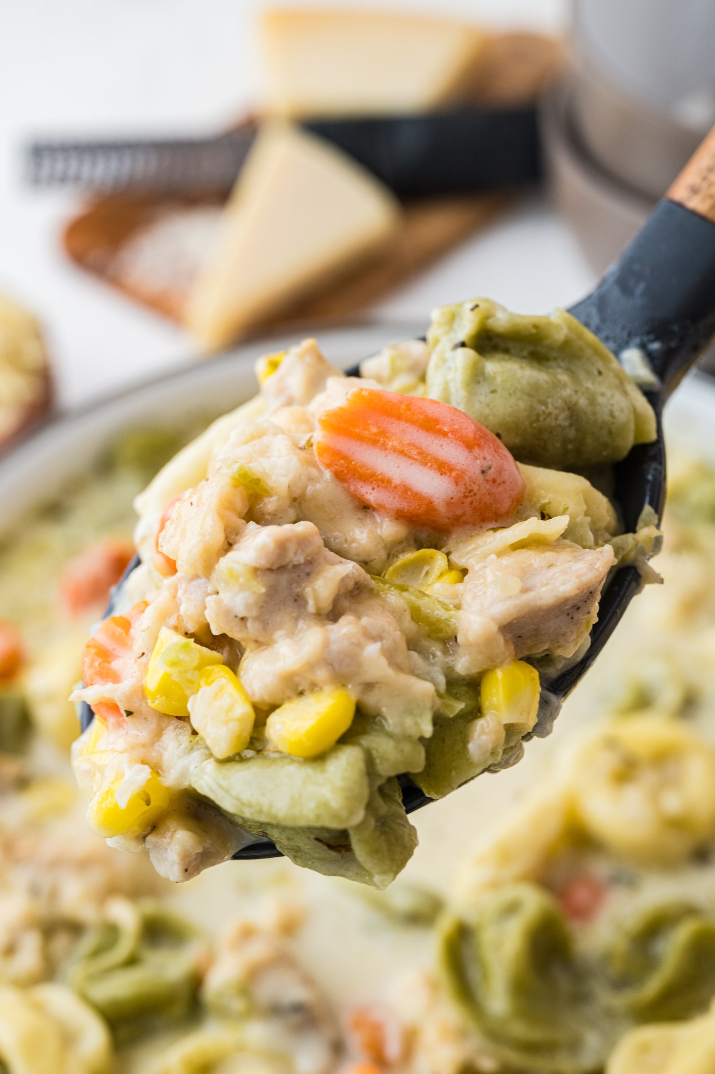 Creamy Chicken Tortellini Soup Exclusive