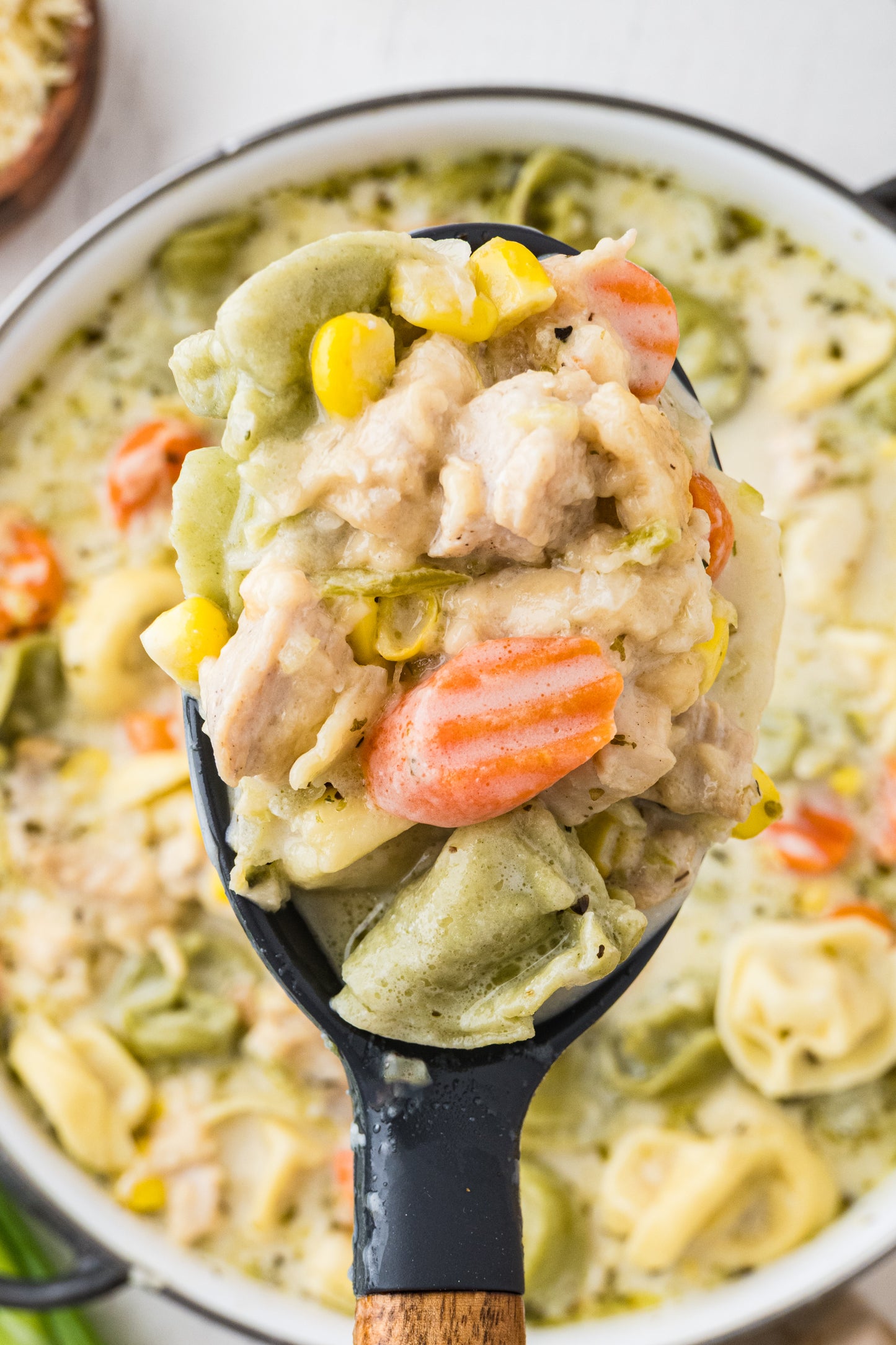 Creamy Chicken Tortellini Soup Exclusive