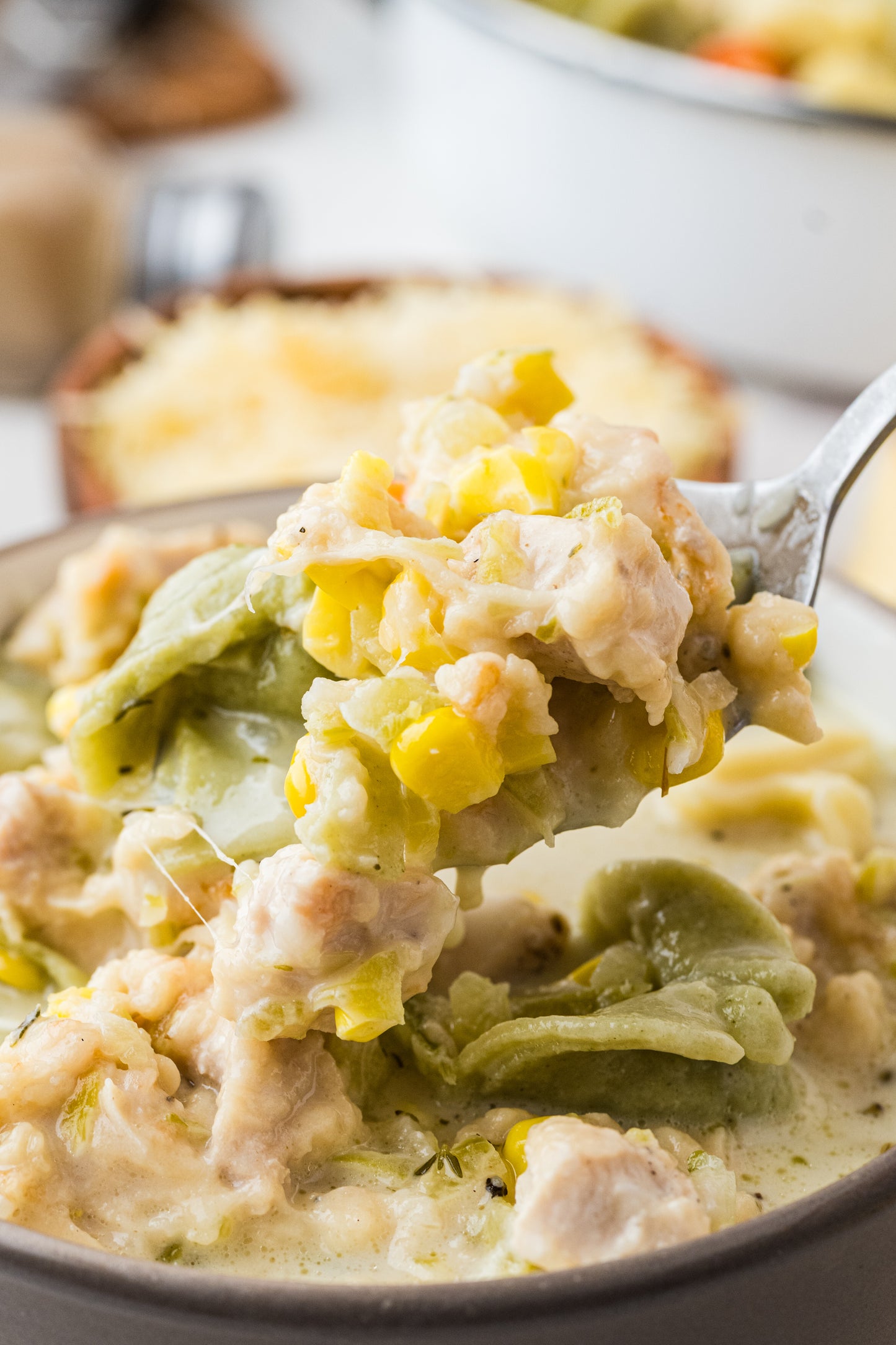 Creamy Chicken Tortellini Soup Exclusive