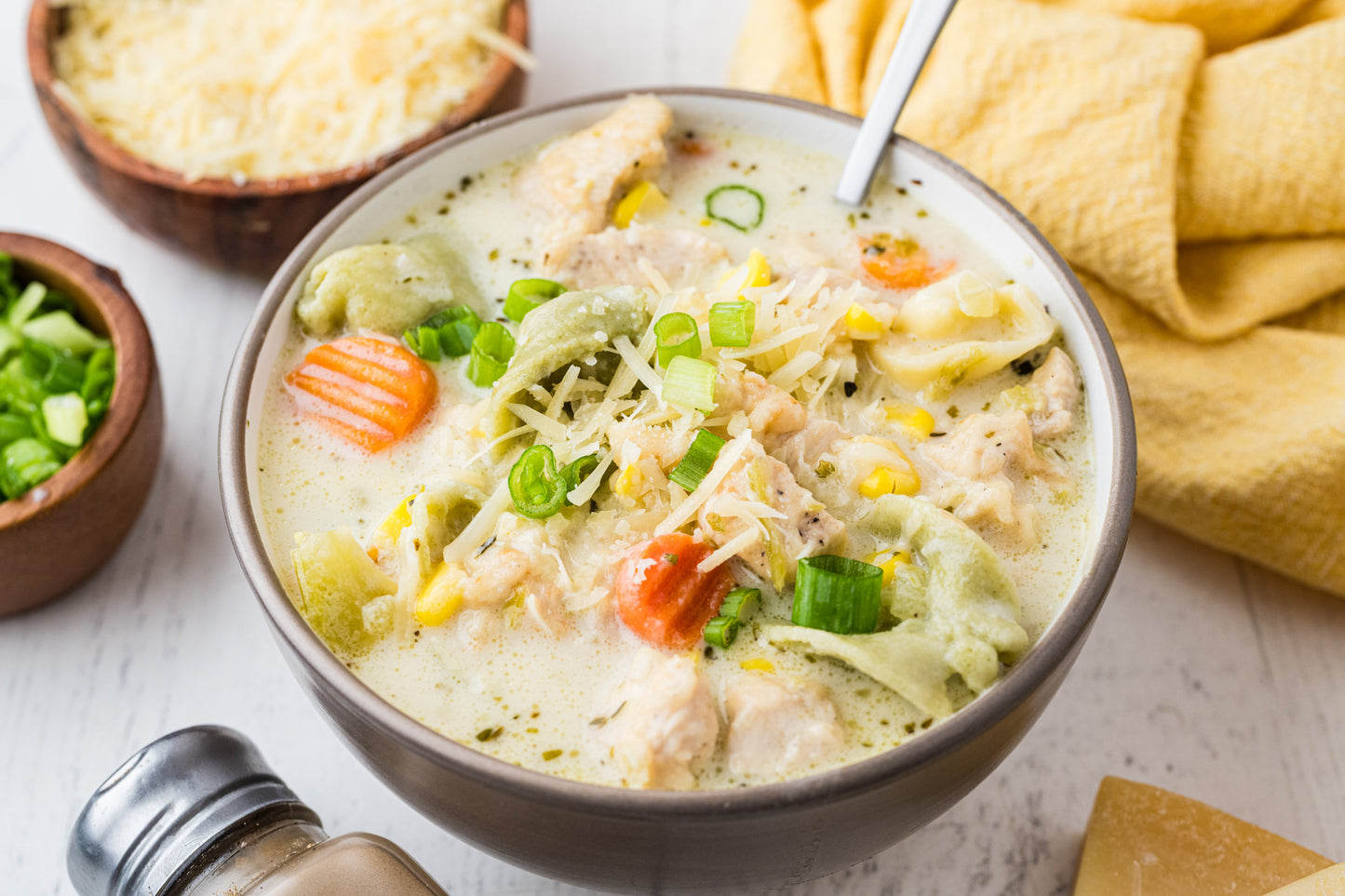 Creamy Chicken Tortellini Soup Exclusive
