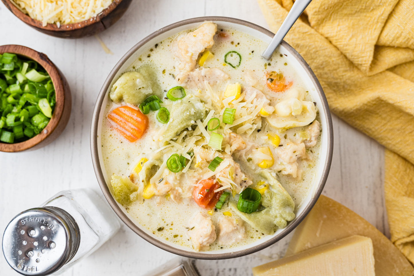 Creamy Chicken Tortellini Soup Exclusive