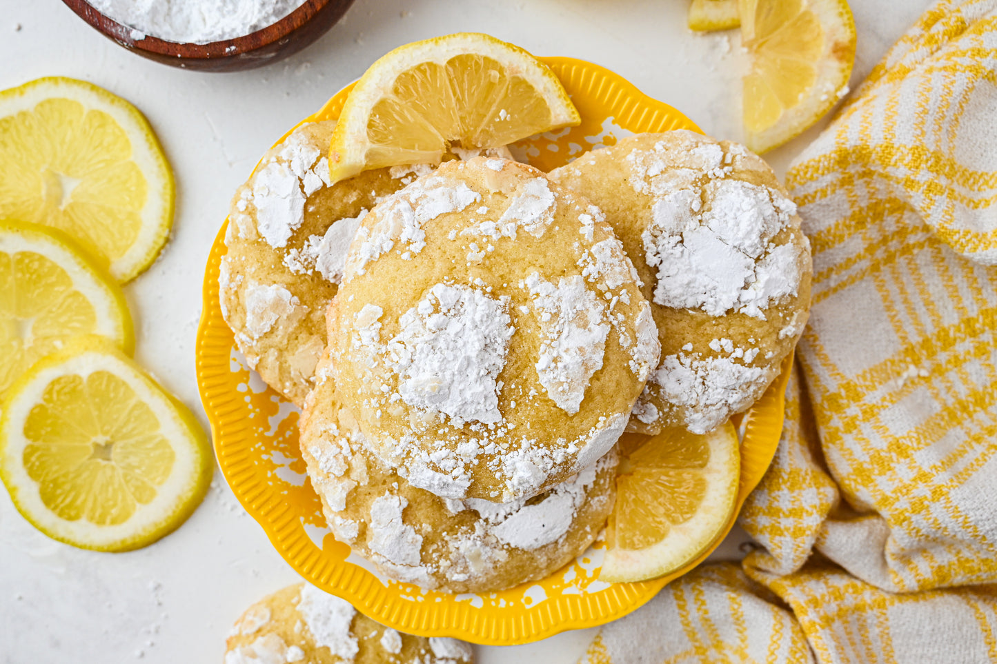 Lemon Crinkle Cookies Exclusive