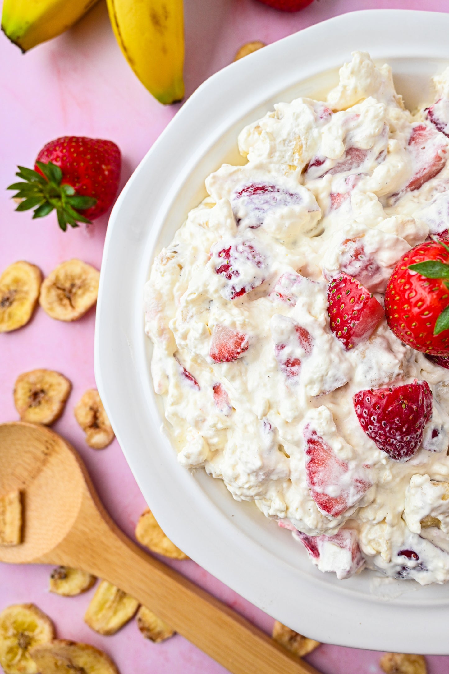 Strawberry Banana Cheesecake Salad Exclusive