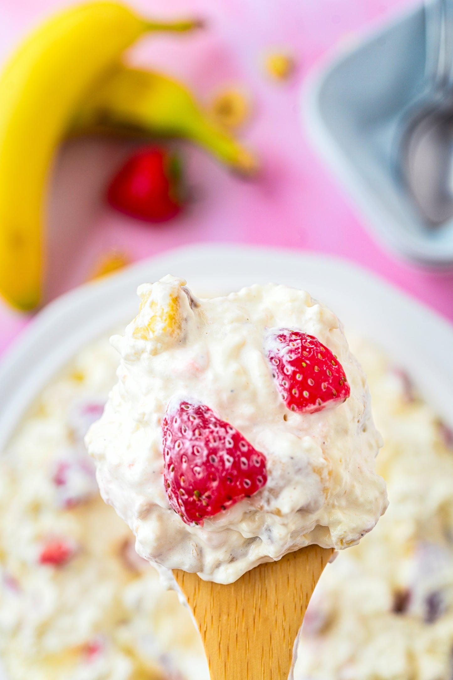 Strawberry Banana Cheesecake Salad Exclusive