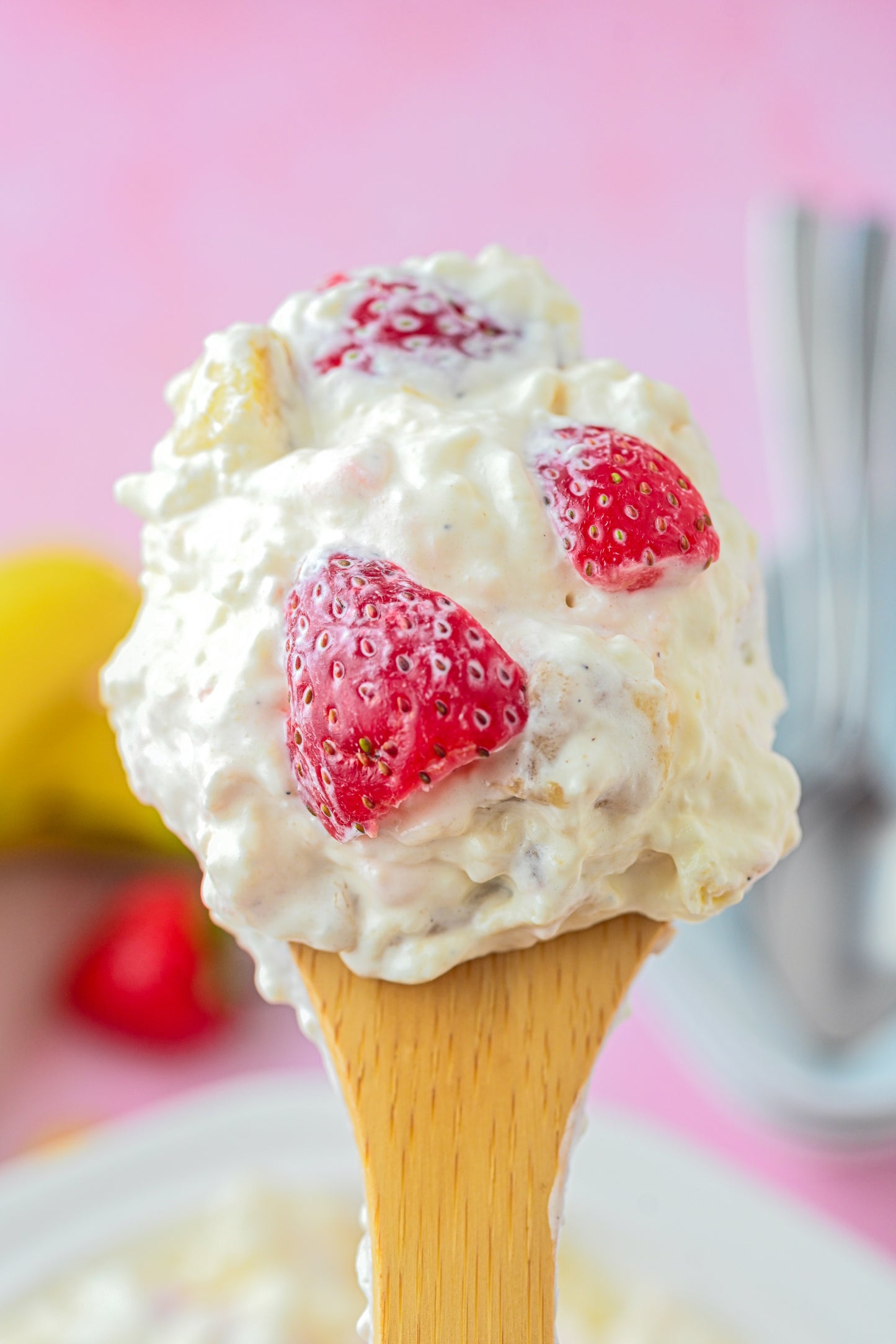 Strawberry Banana Cheesecake Salad Exclusive