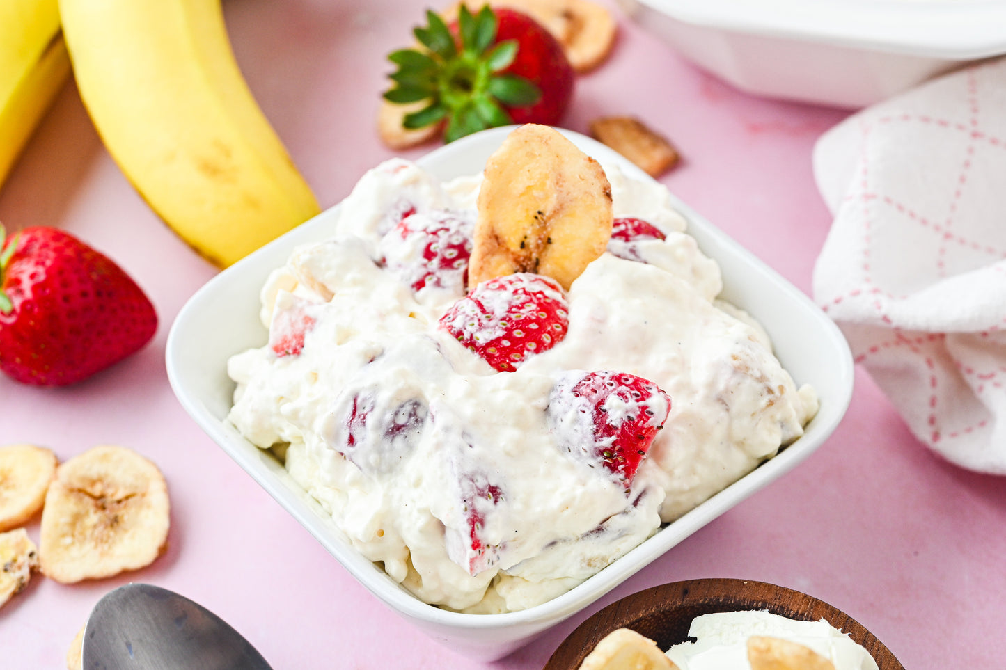 Strawberry Banana Cheesecake Salad Exclusive