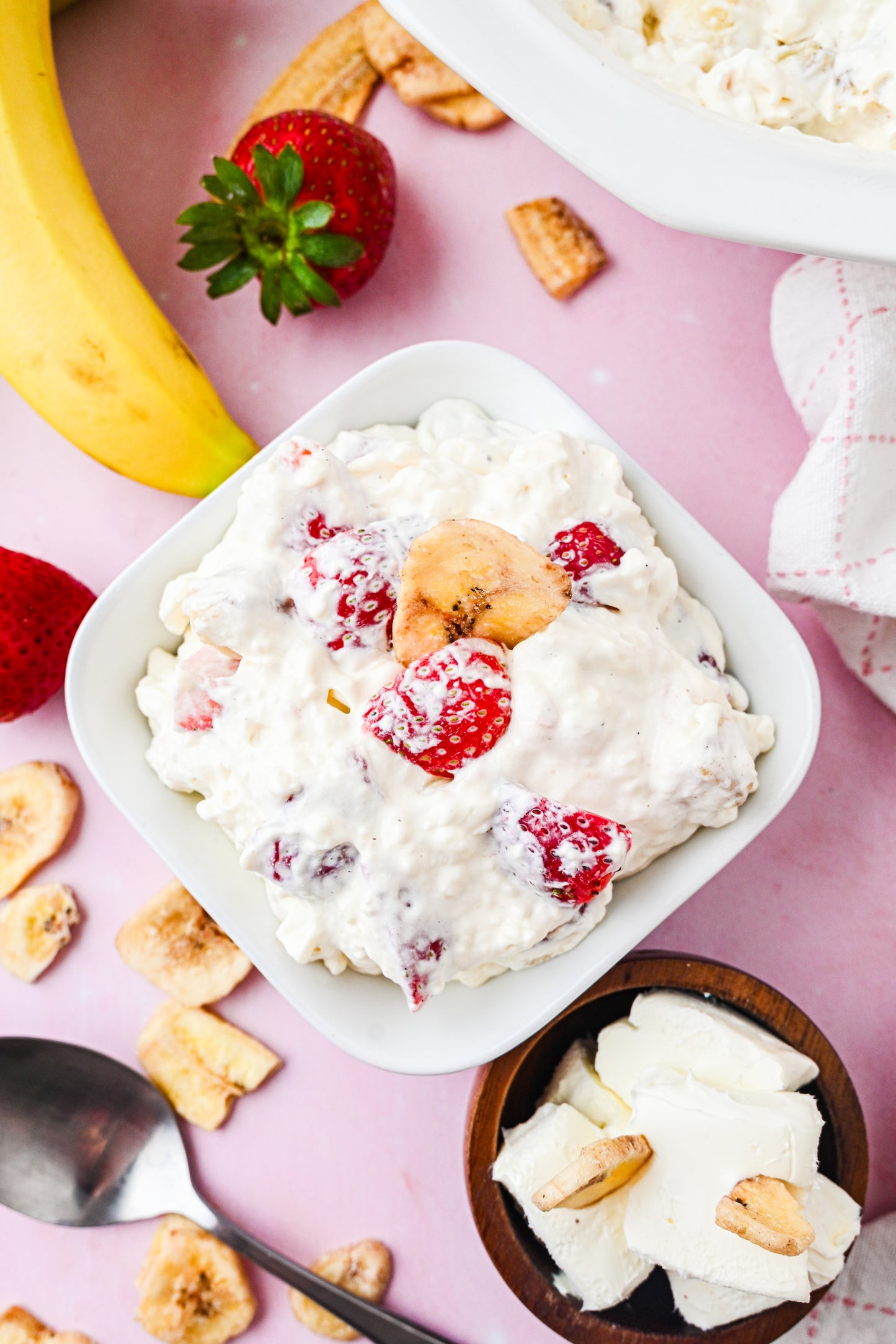 Strawberry Banana Cheesecake Salad Exclusive