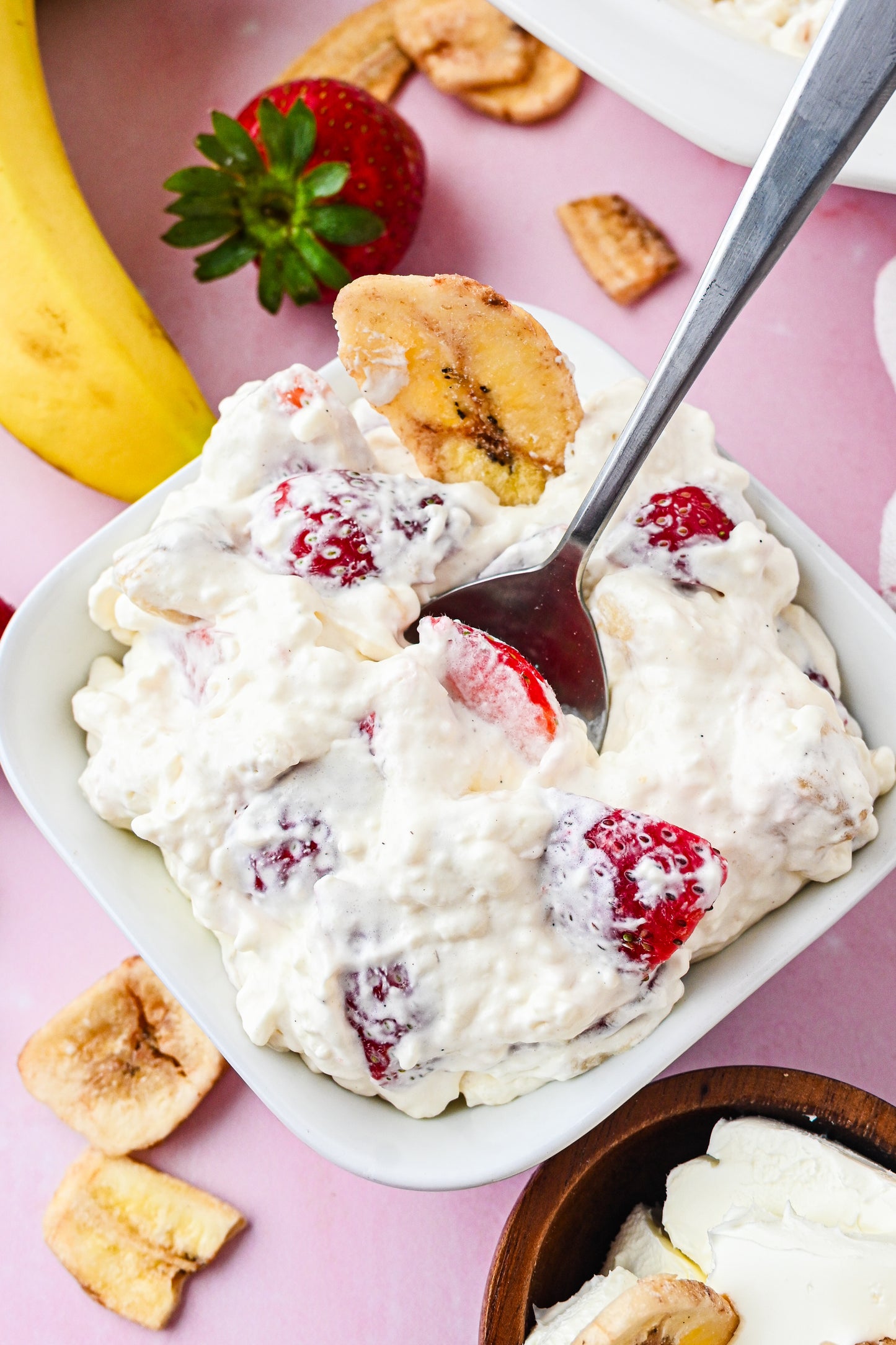 Strawberry Banana Cheesecake Salad Exclusive