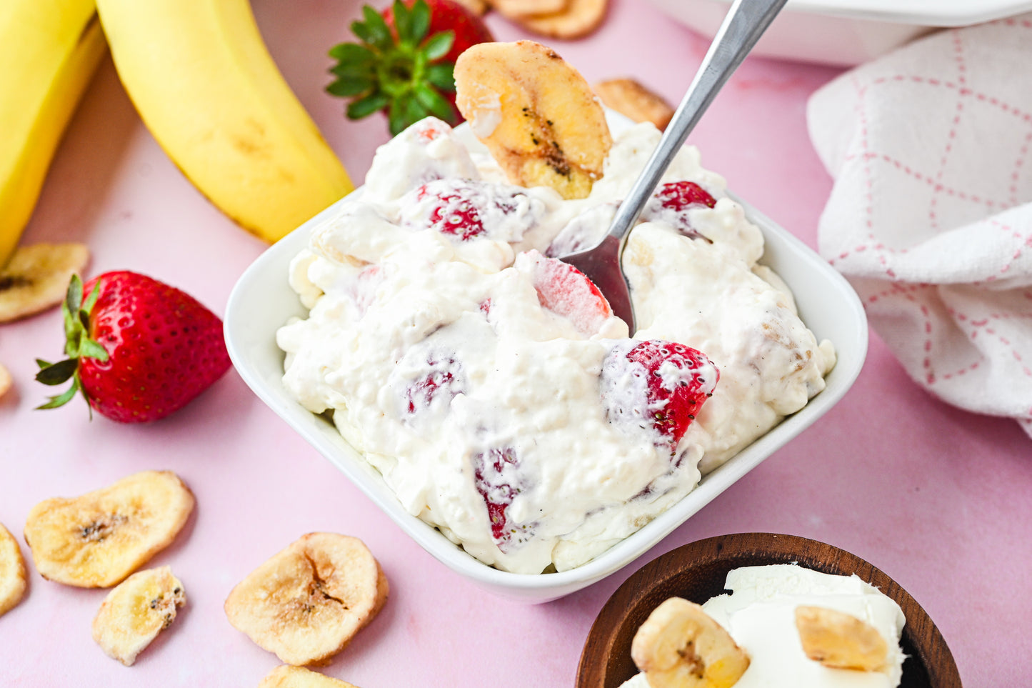 Strawberry Banana Cheesecake Salad Exclusive