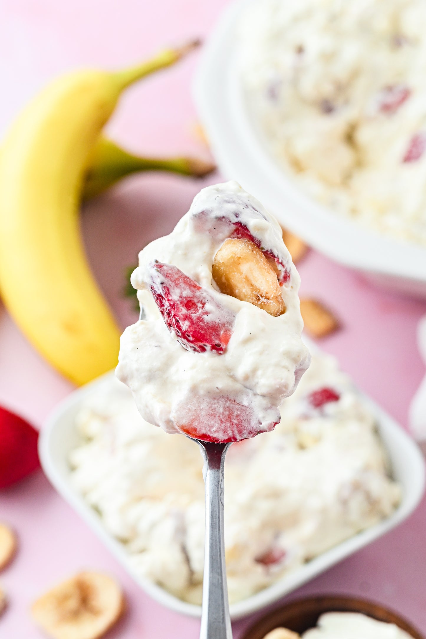 Strawberry Banana Cheesecake Salad Exclusive