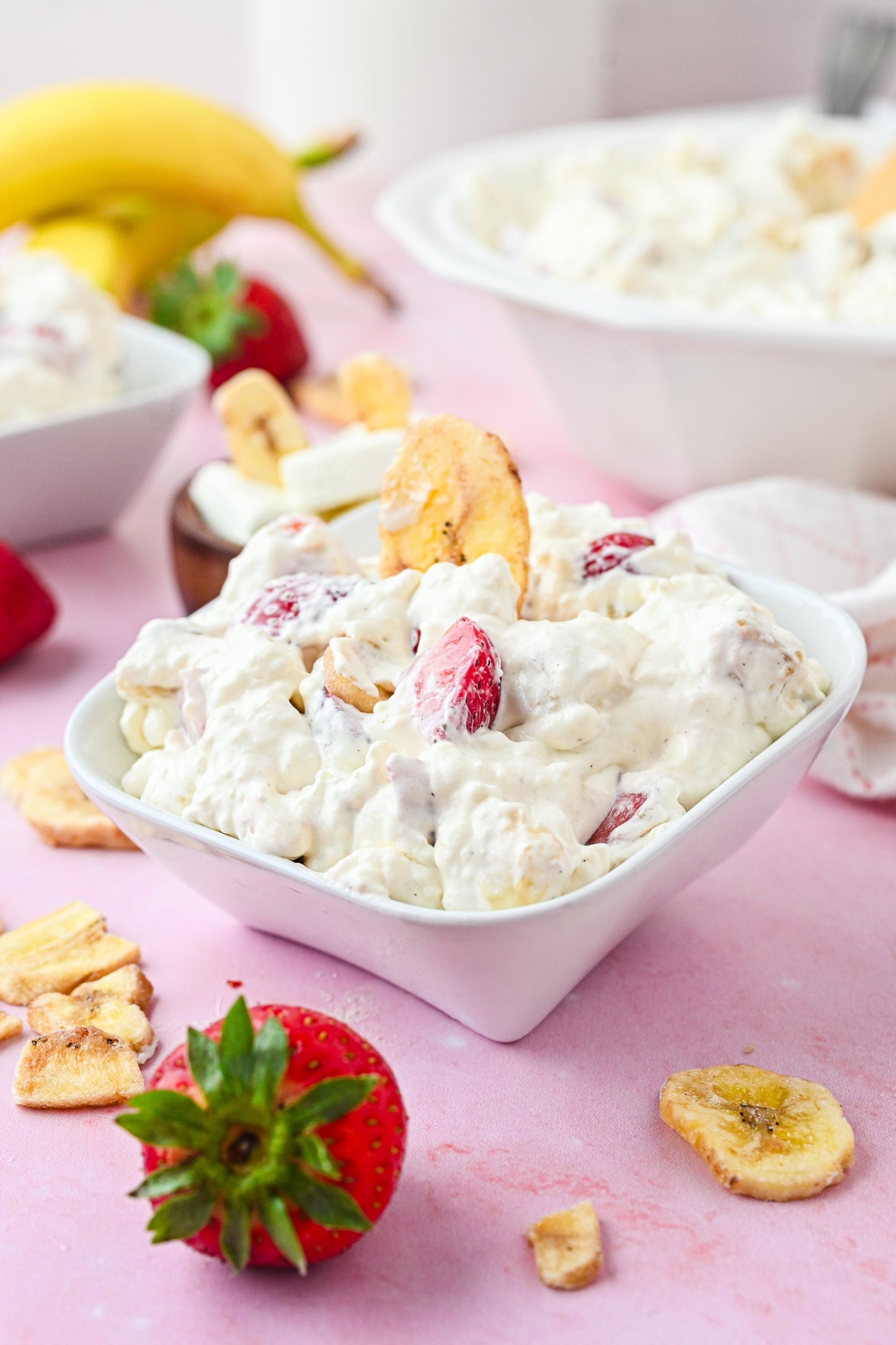 Strawberry Banana Cheesecake Salad Exclusive