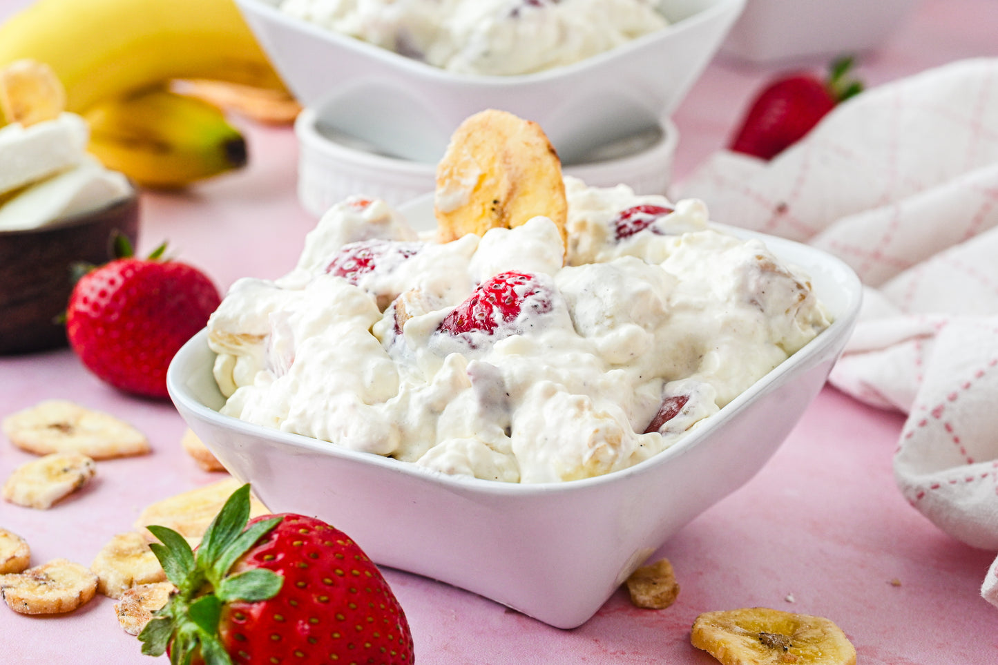 Strawberry Banana Cheesecake Salad Exclusive