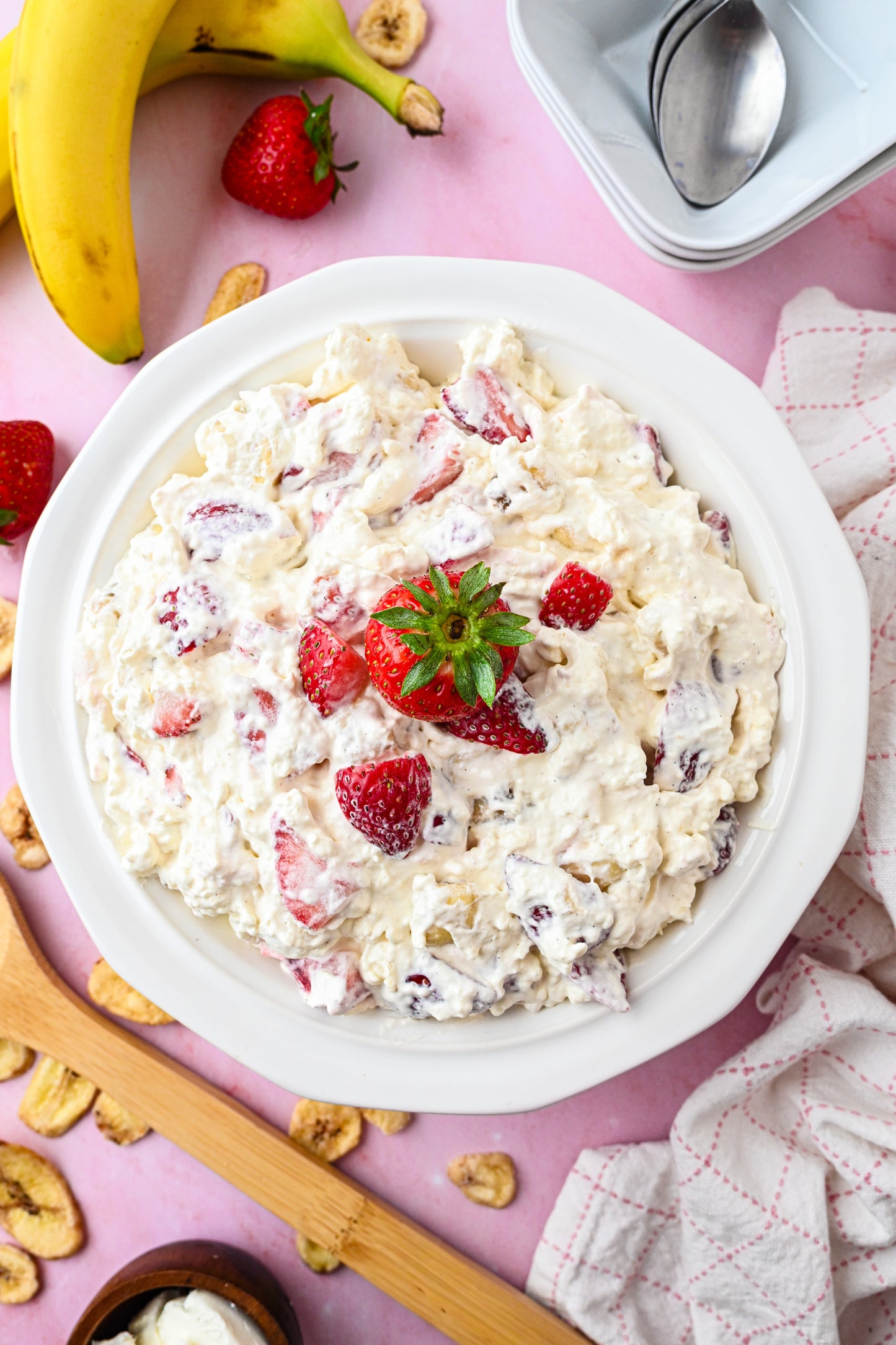 Strawberry Banana Cheesecake Salad Exclusive