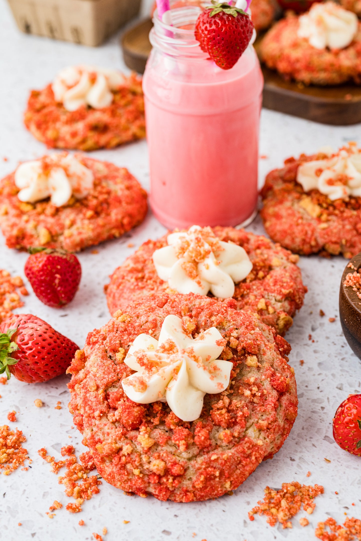 *Strawberry Crunch Cookies Exclusive