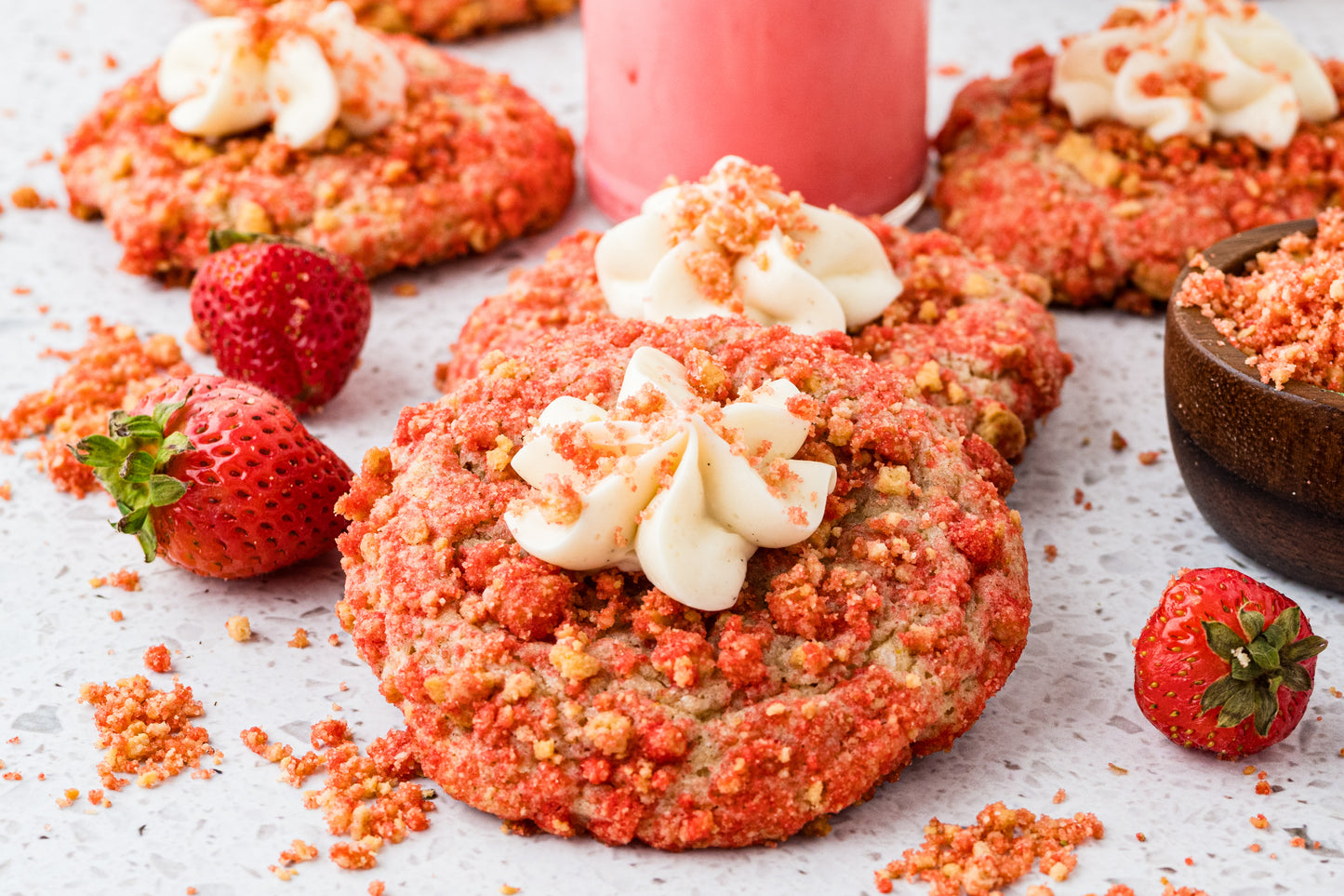 *Strawberry Crunch Cookies Exclusive