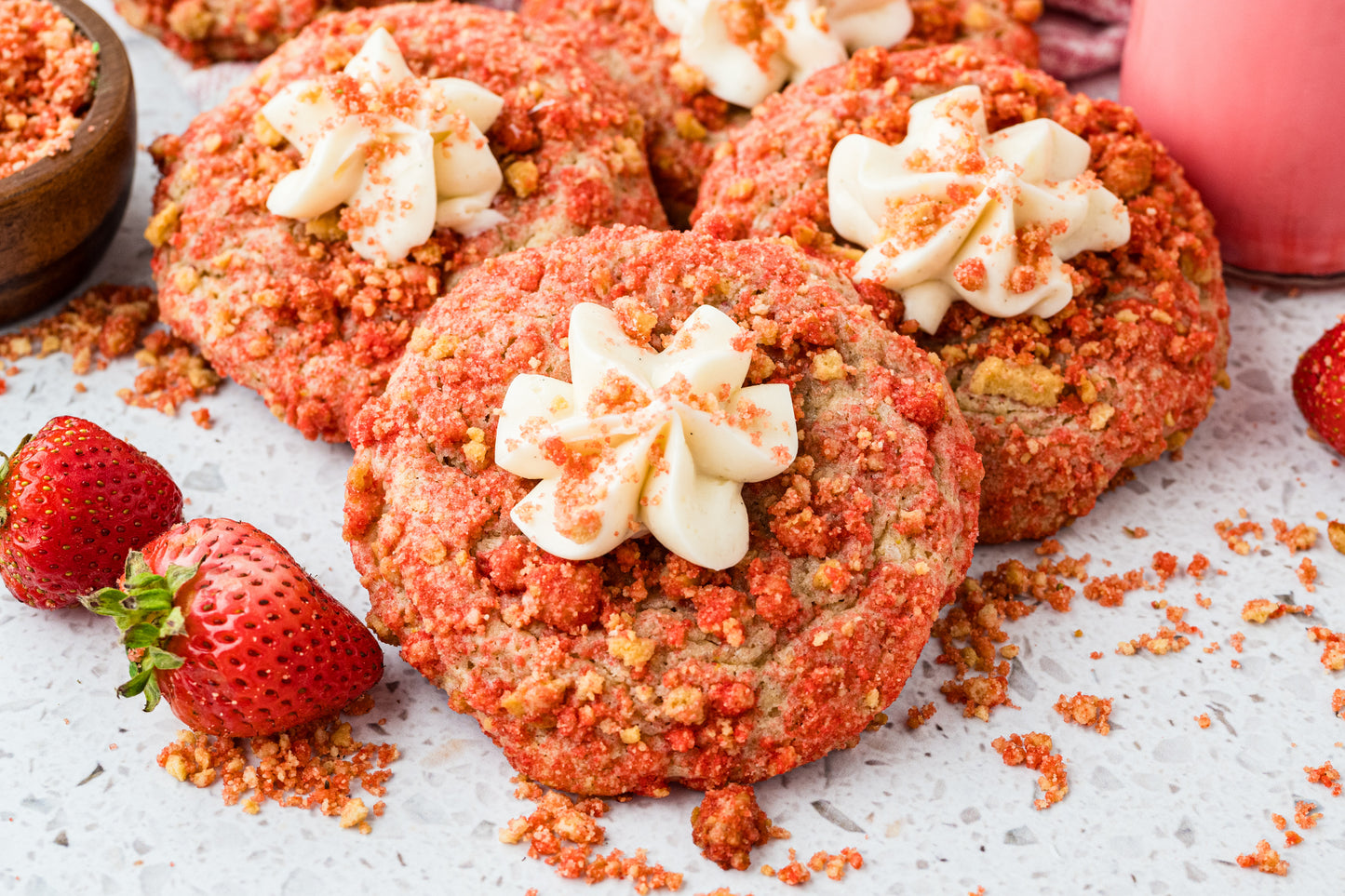 *Strawberry Crunch Cookies Exclusive