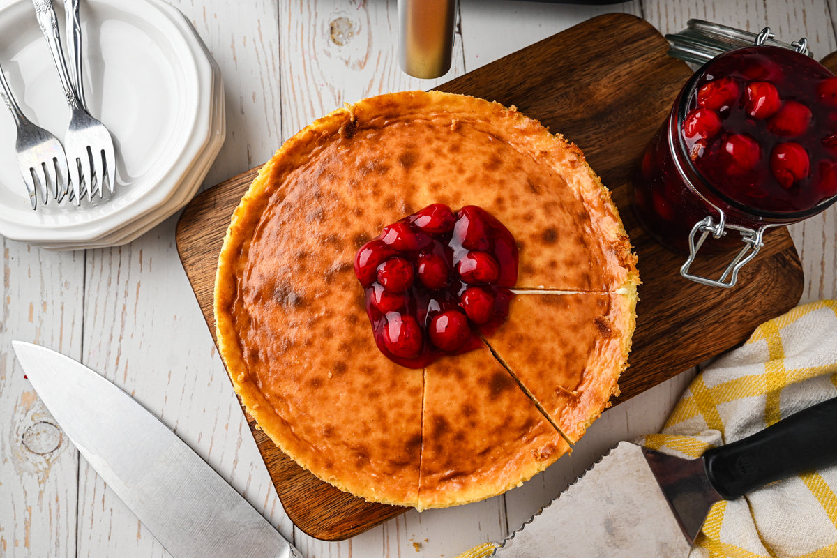 Air Fryer Cheesecake with tutorial and social reels