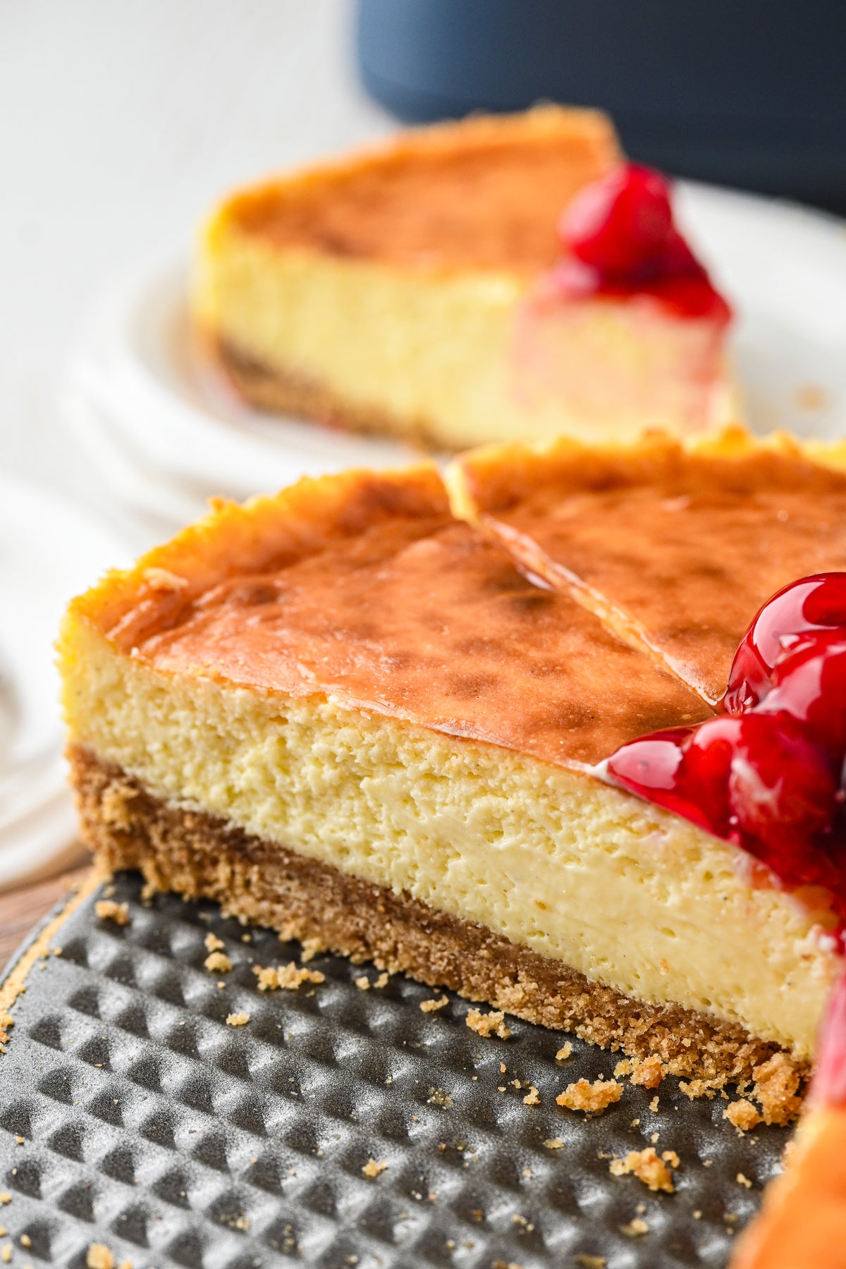 Air Fryer Cheesecake with tutorial and social reels