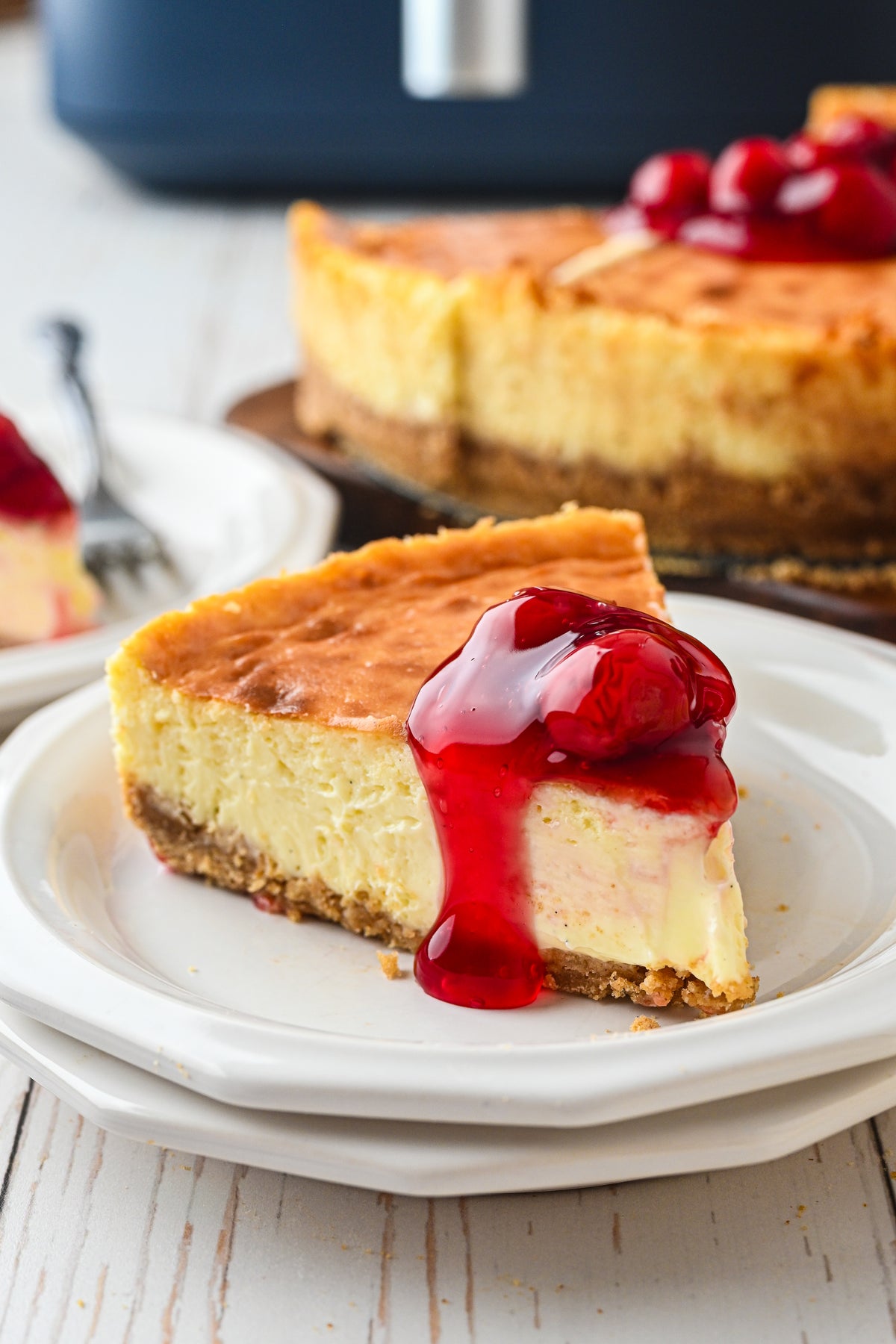 Air Fryer Cheesecake with tutorial and social reels