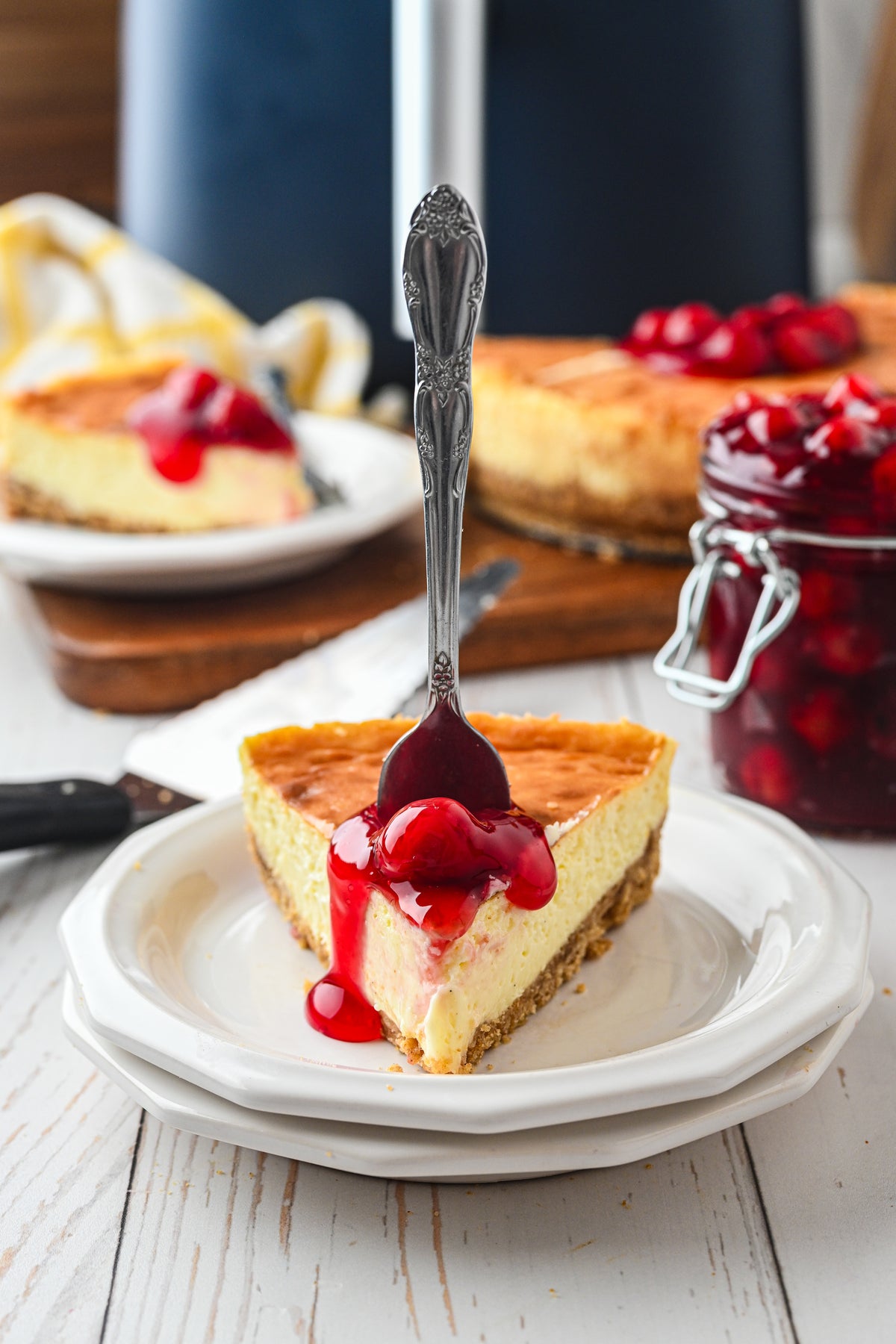 Air Fryer Cheesecake with tutorial and social reels