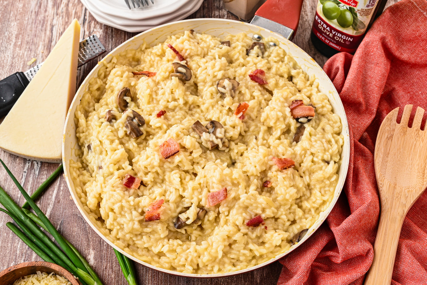 Bacon Mushroom Risotto Exclusive