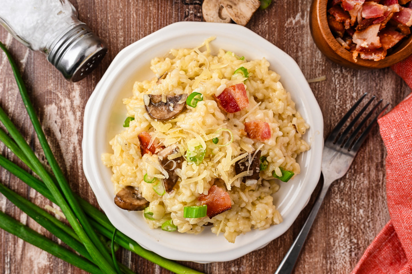 Bacon Mushroom Risotto Exclusive