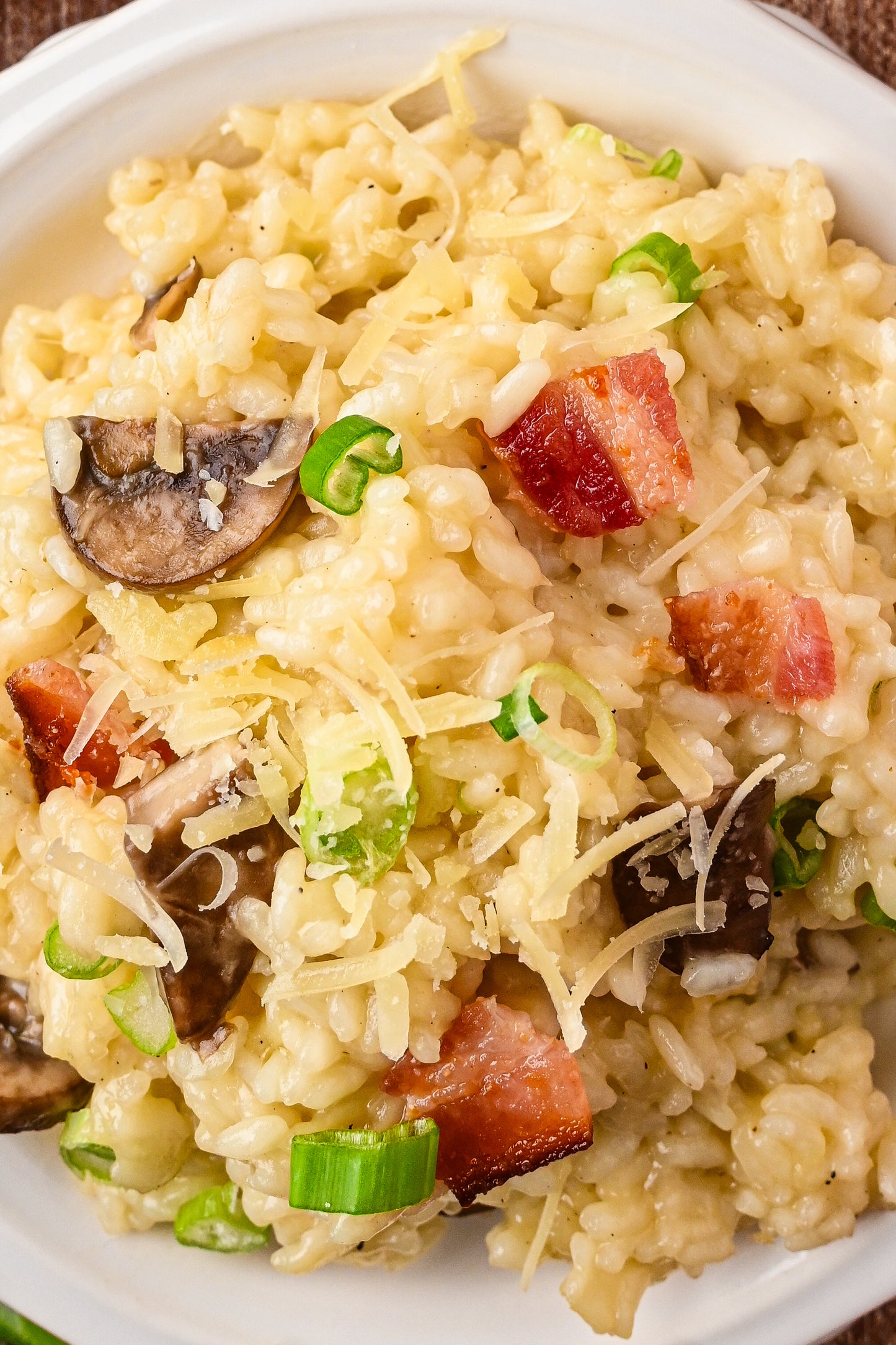 Bacon Mushroom Risotto Exclusive