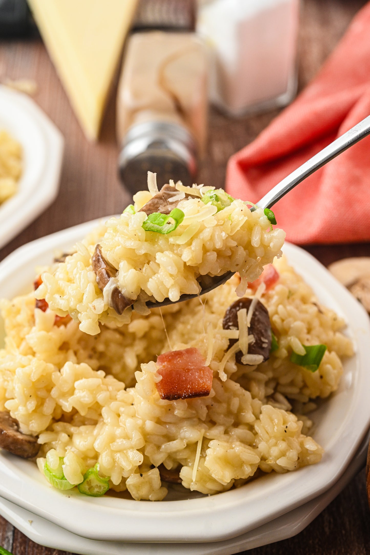 Bacon Mushroom Risotto Exclusive